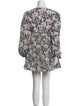 Agua Bendita Floral Print Mini Dress