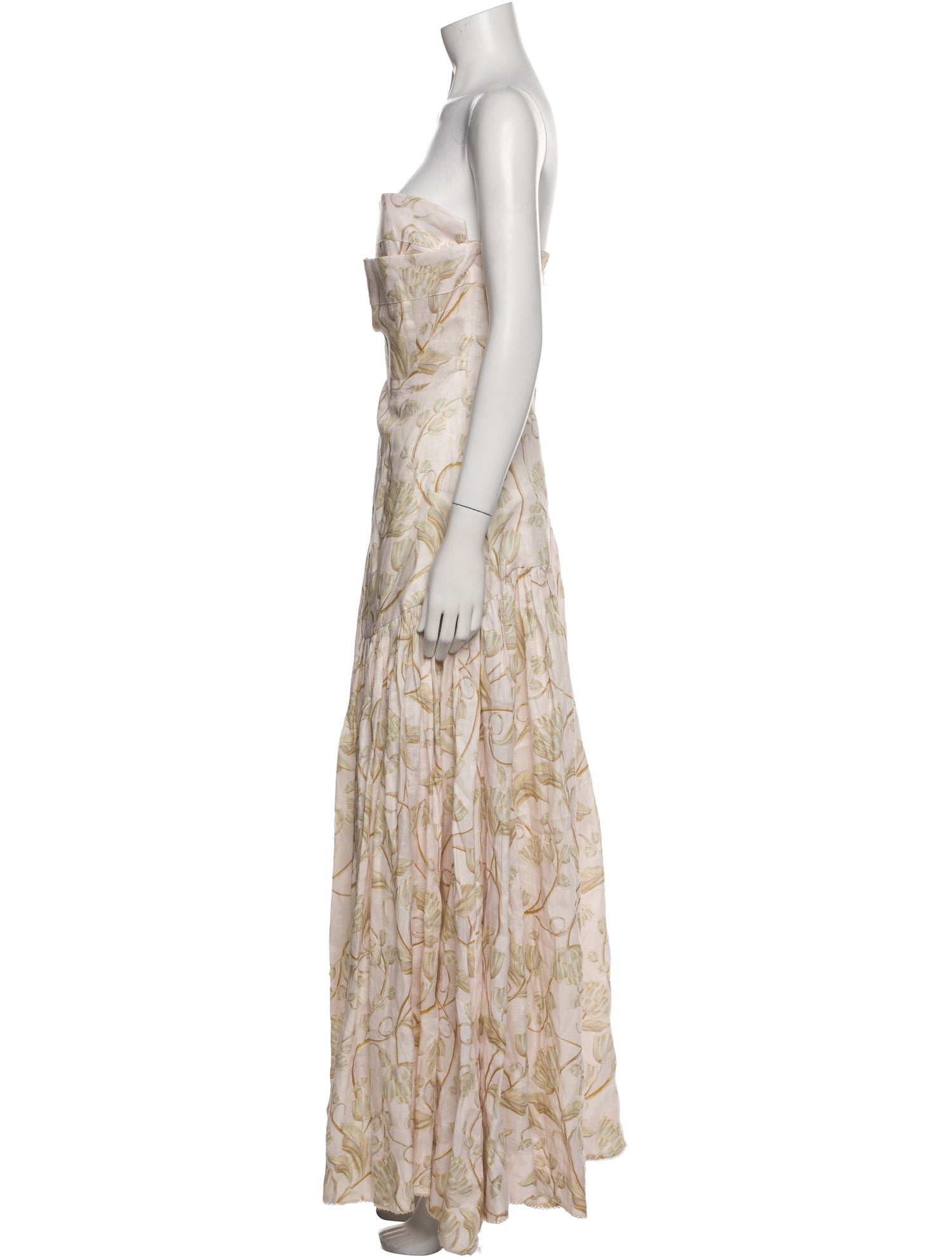 Agua Bendita Linen Long Dress w/ Tags