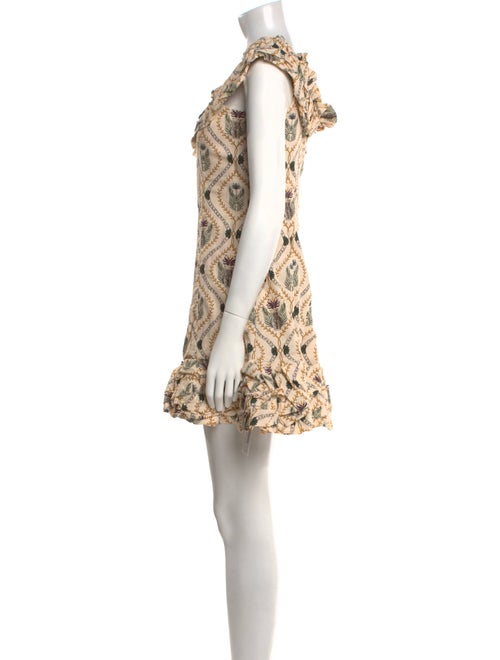 Agua Bendita Printed Mini Dress