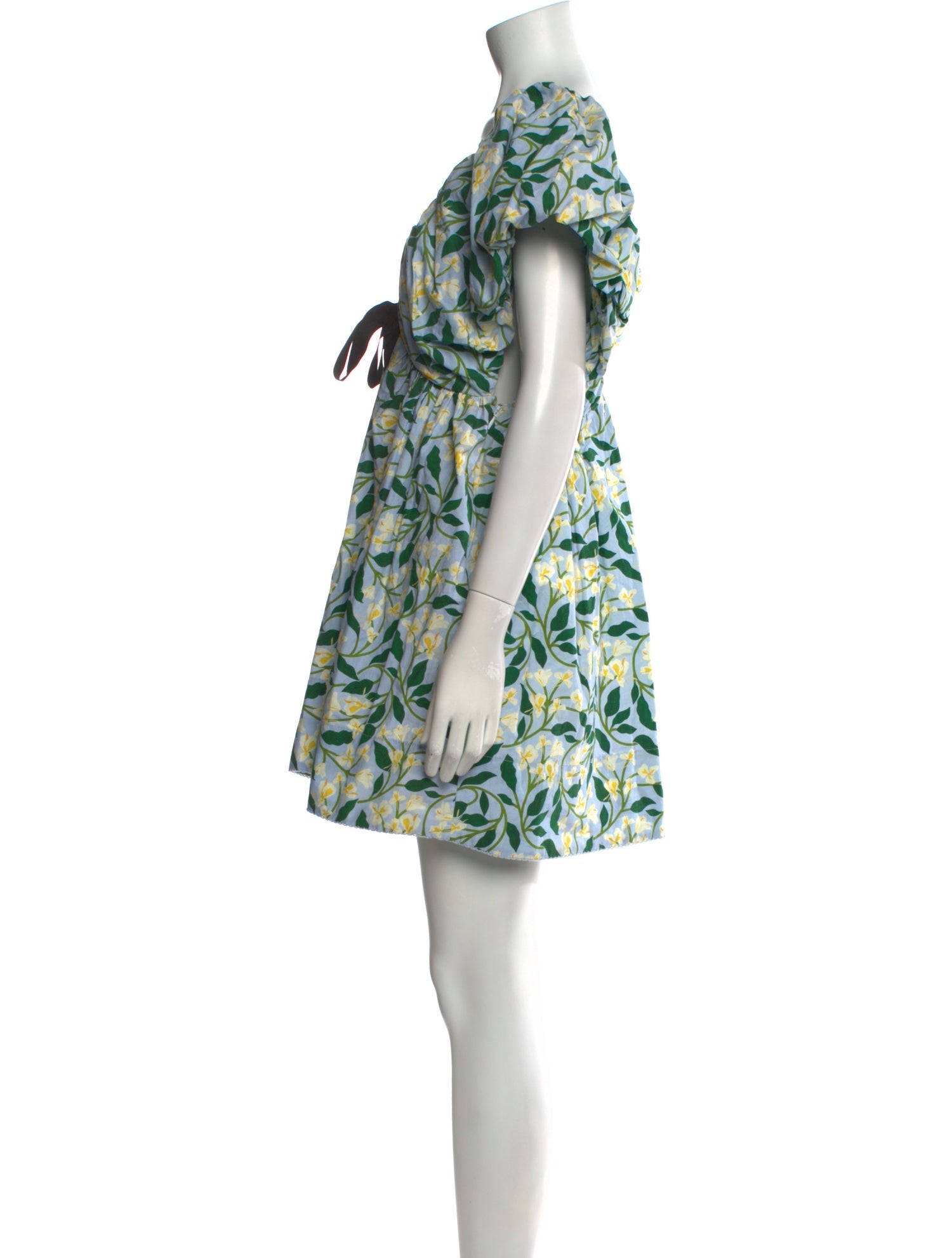 Agua Bendita Printed Mini Dress