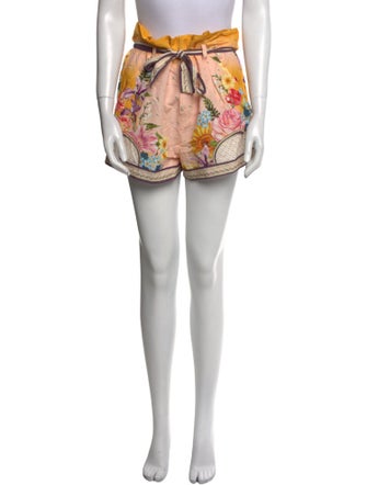 Agua Bendita Printed Mini Shorts