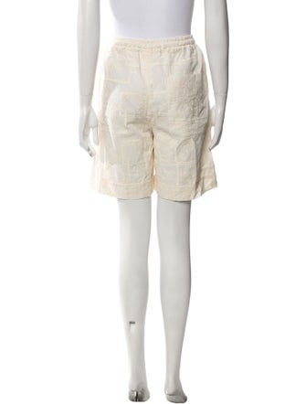 Agua Bendita Floral Print Knee-Length Shorts