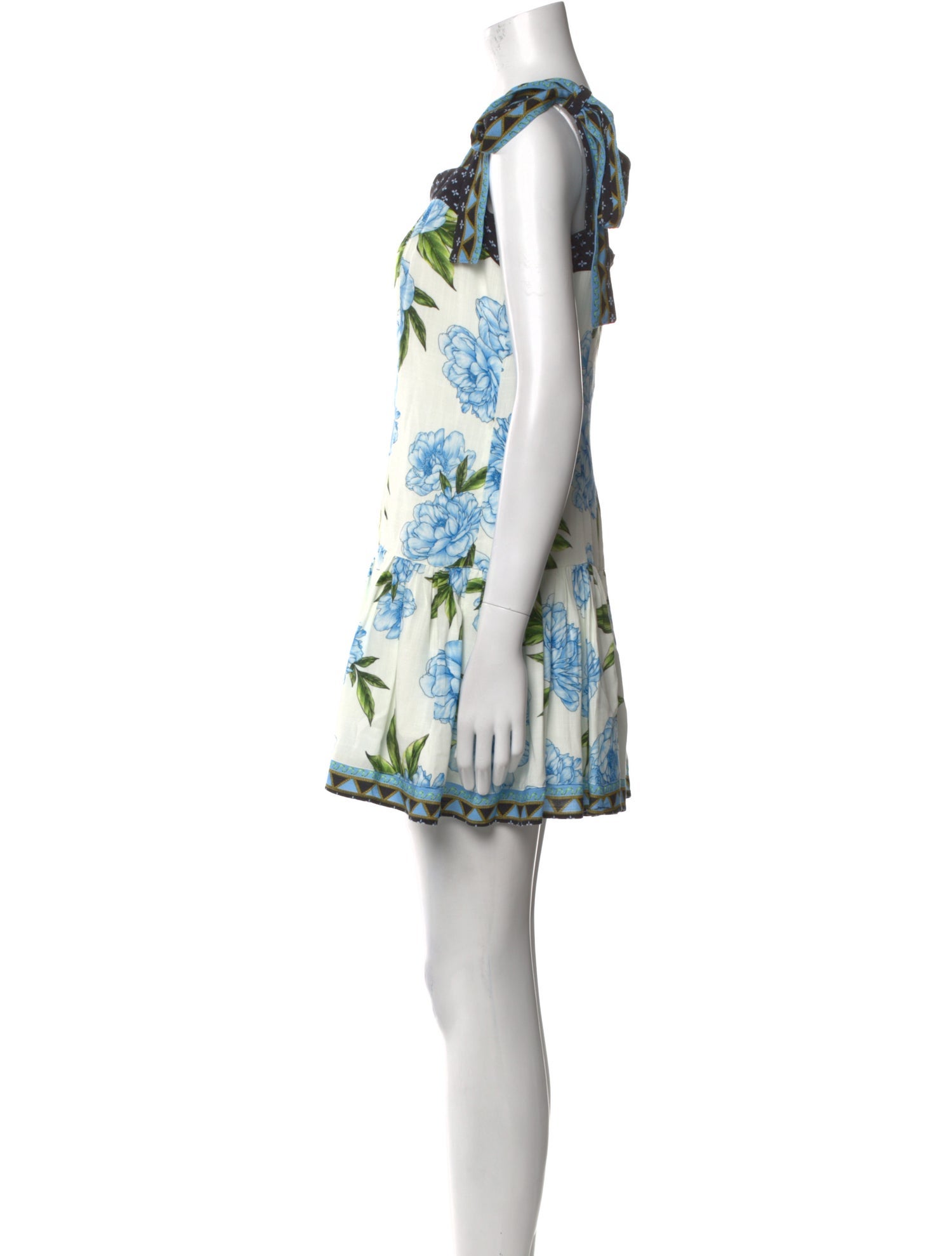 Agua Bendita Floral Print Midi Length Dress w/ Tags