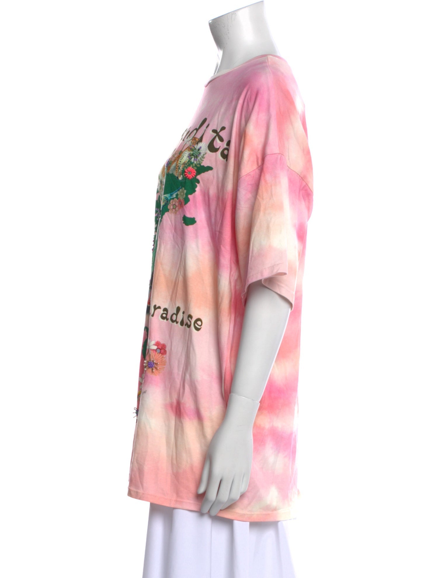 Agua Bendita Graphic Print Crew Neck T-Shirt w/ Tags