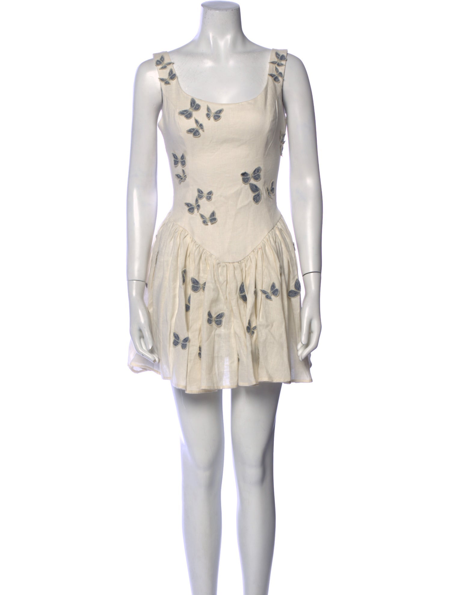 Agua Bendita Printed Mini Dress