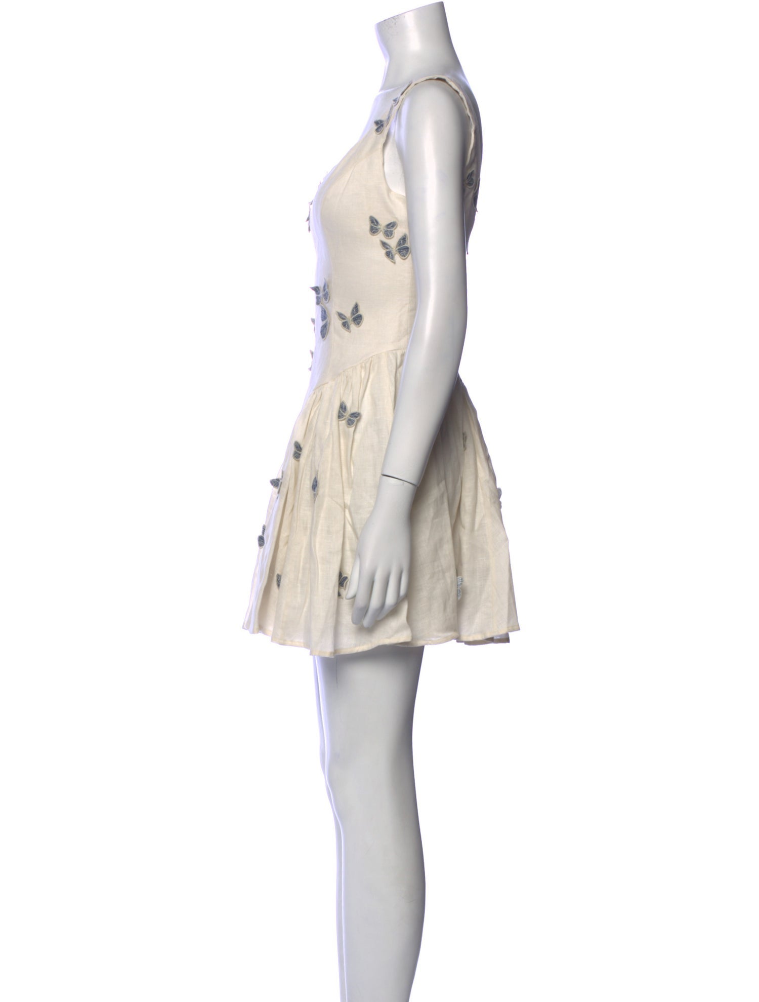 Agua Bendita Printed Mini Dress