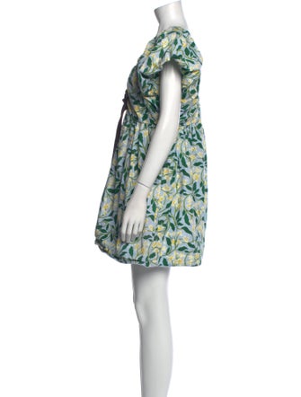 Agua Bendita Printed Mini Dress