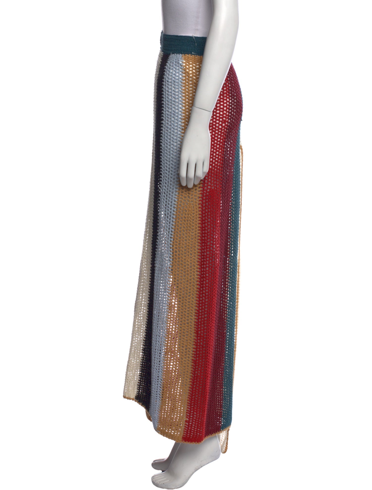 Agua Bendita Printed Long Skirt