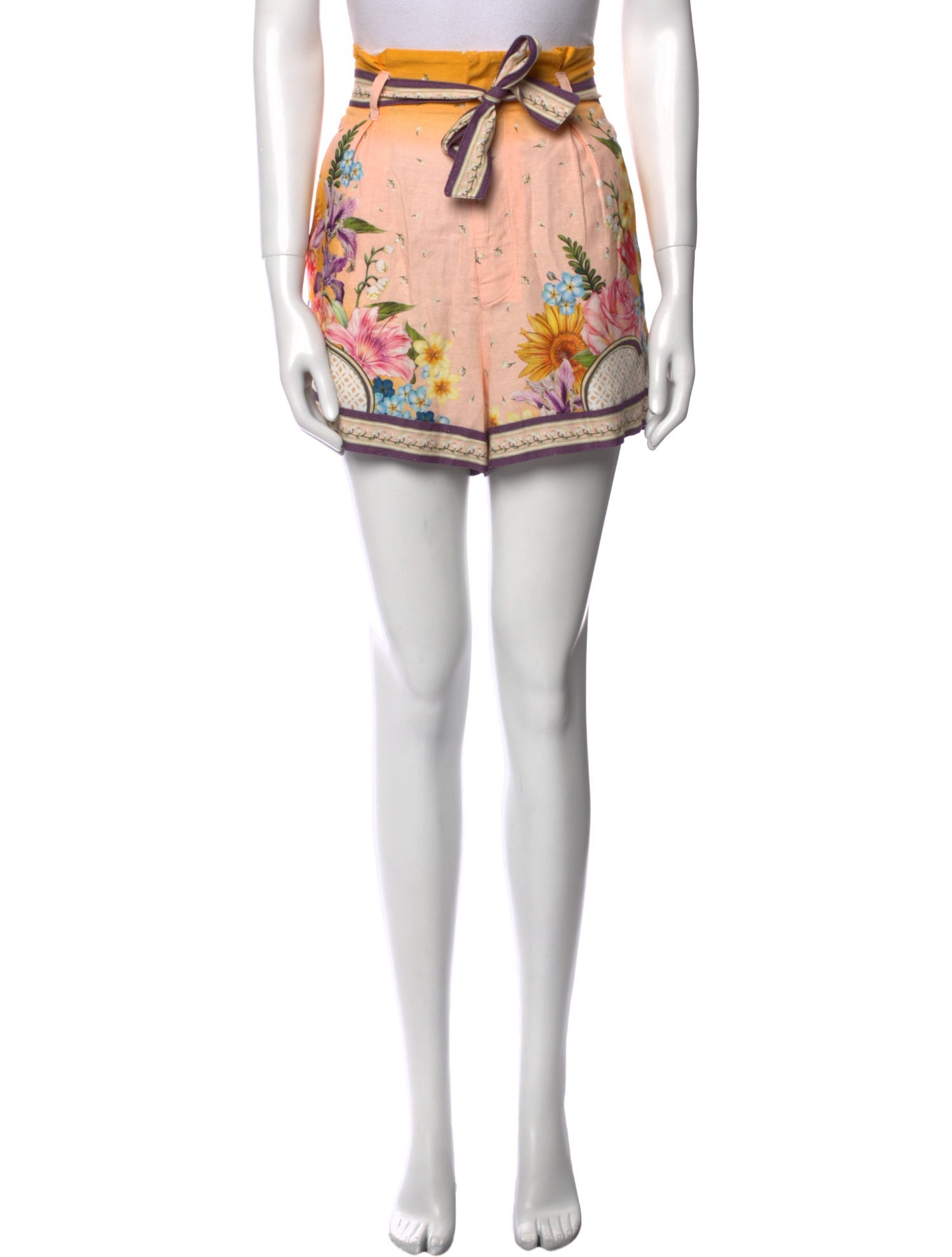 Agua Bendita Printed Mini Shorts