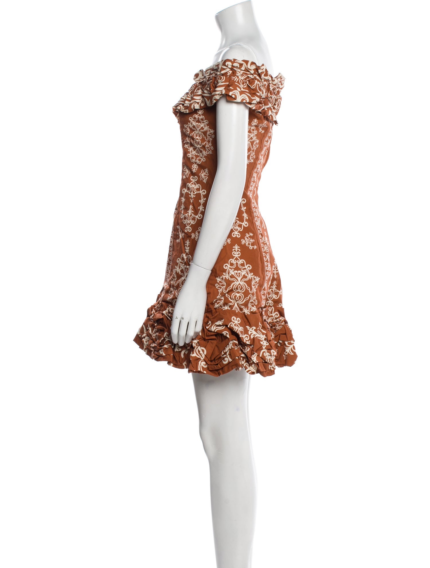 Agua Bendita Floral Print Mini Dress w/ Tags