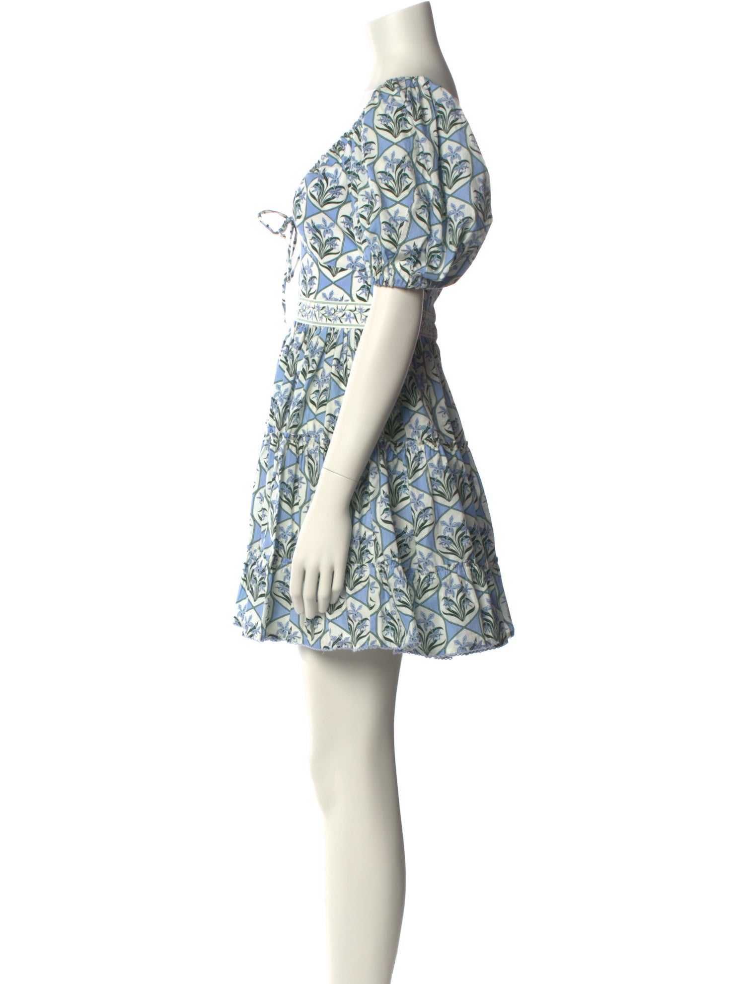 Agua Bendita Printed Mini Dress w/ Tags