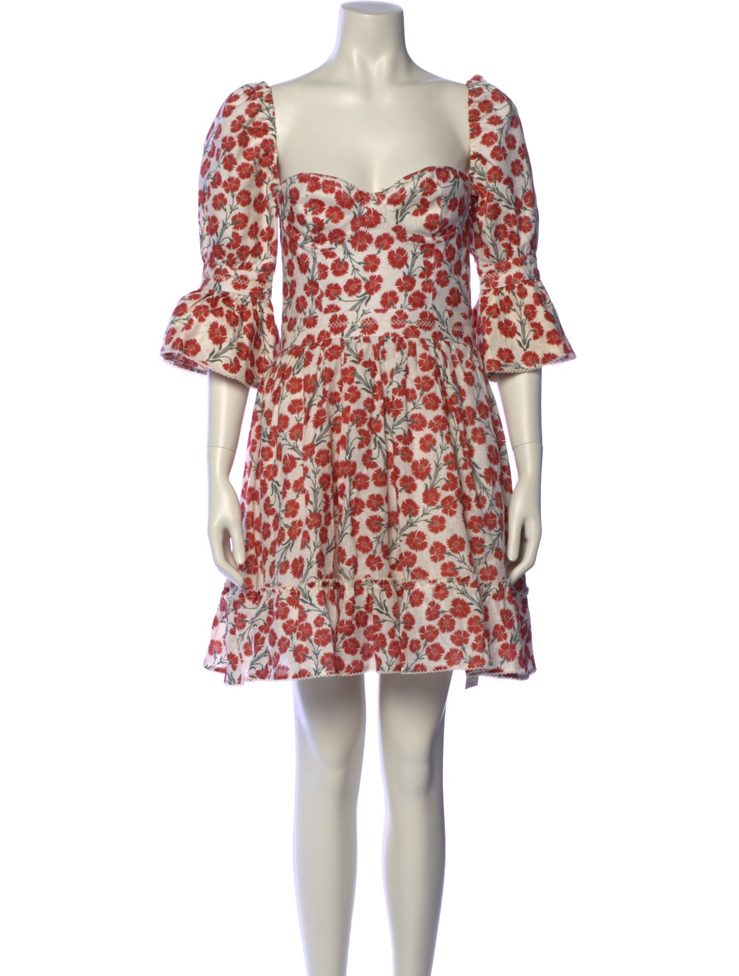 Agua Bendita Animal Print Mini Dress