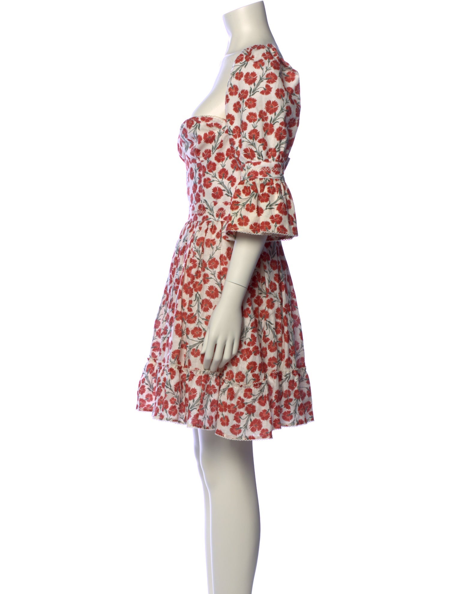 Agua Bendita Animal Print Mini Dress