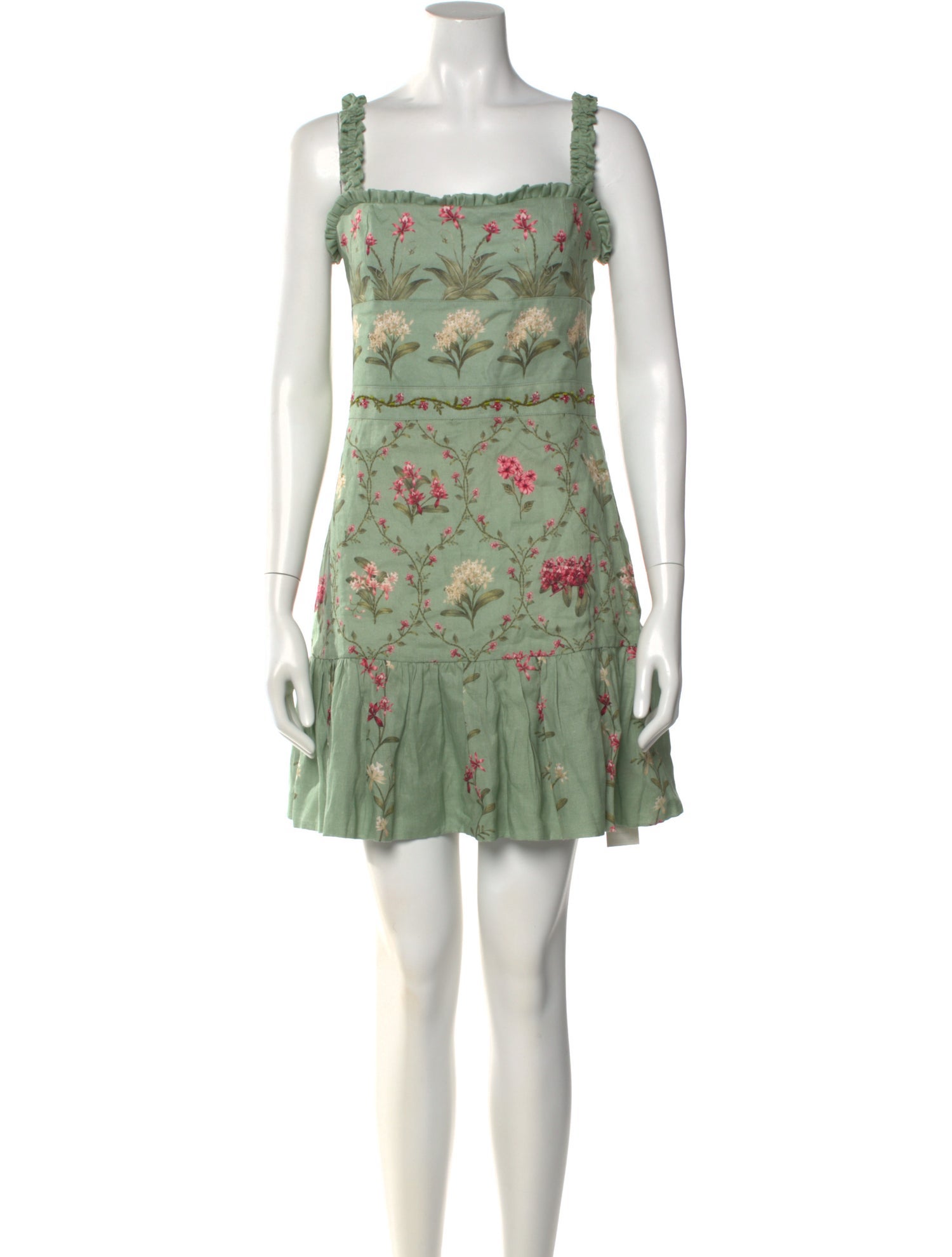 Agua Bendita Linen Mini Dress w/ Tags