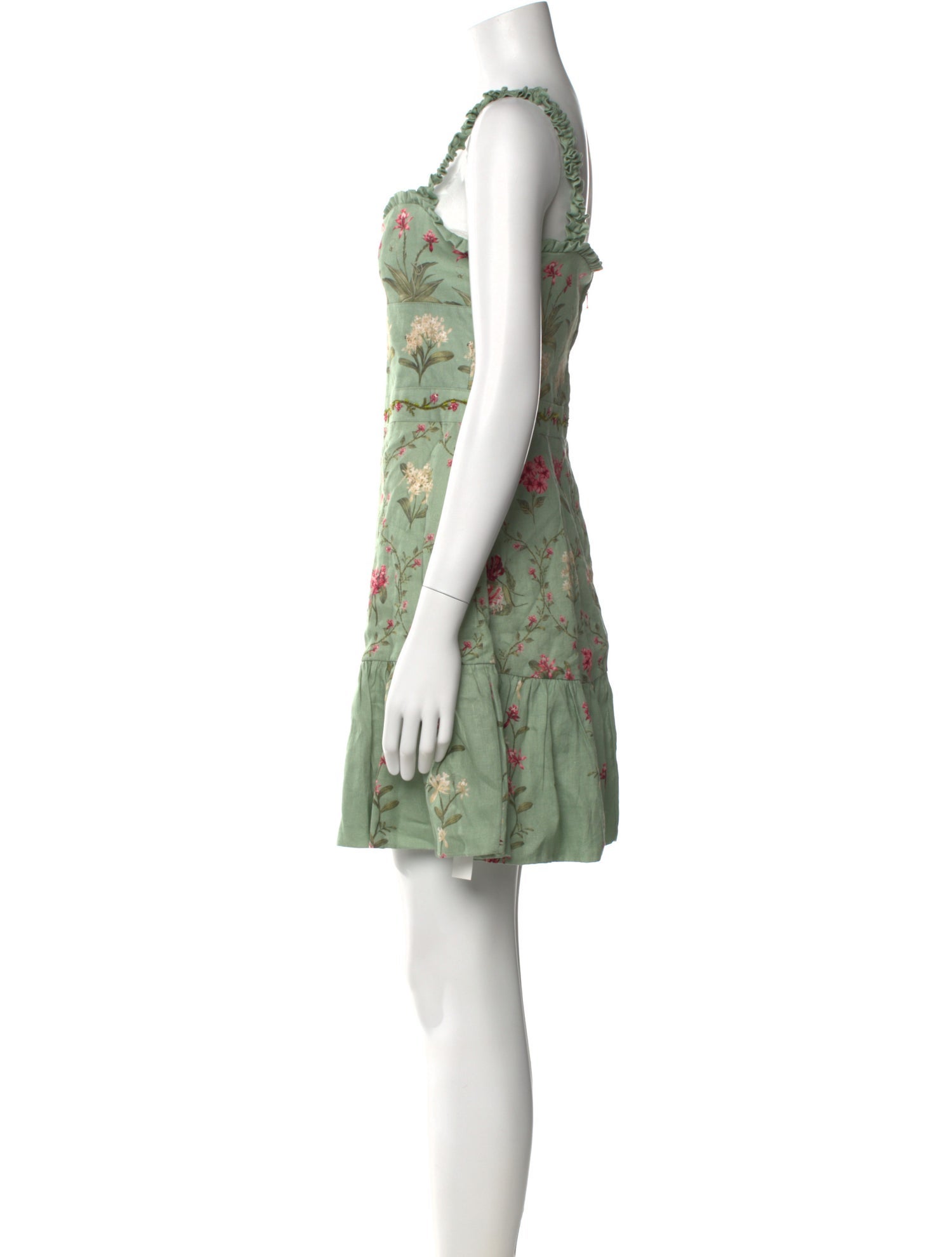 Agua Bendita Linen Mini Dress w/ Tags