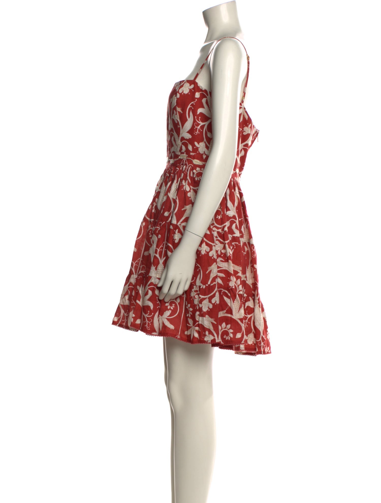 Agua Bendita Floral Print Mini Dress