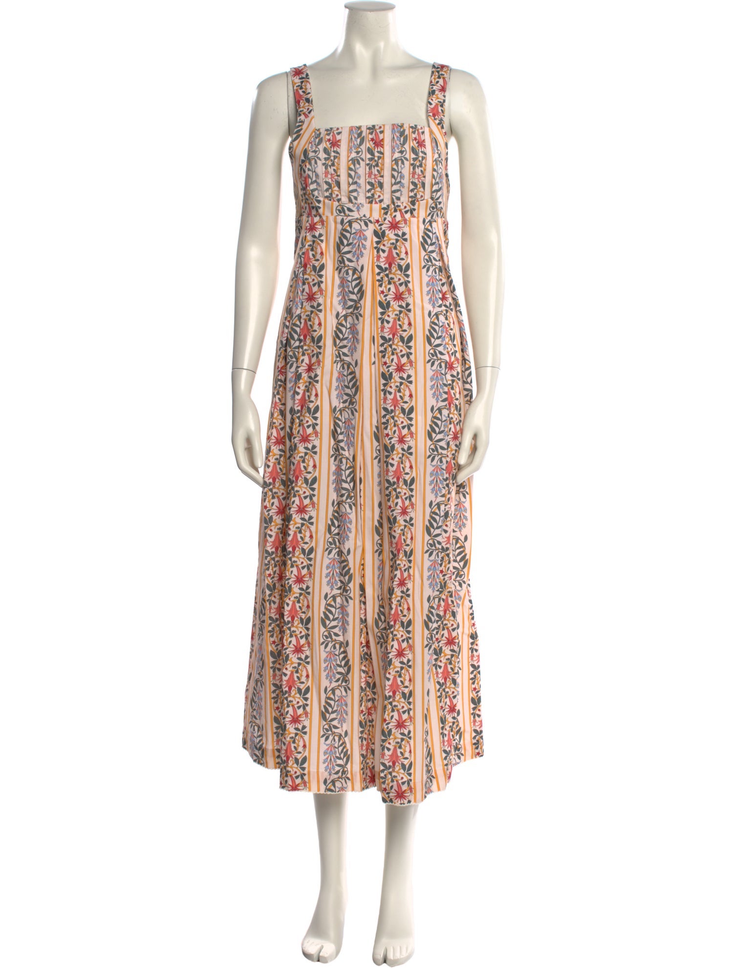 Agua Bendita Floral Print Long Dress