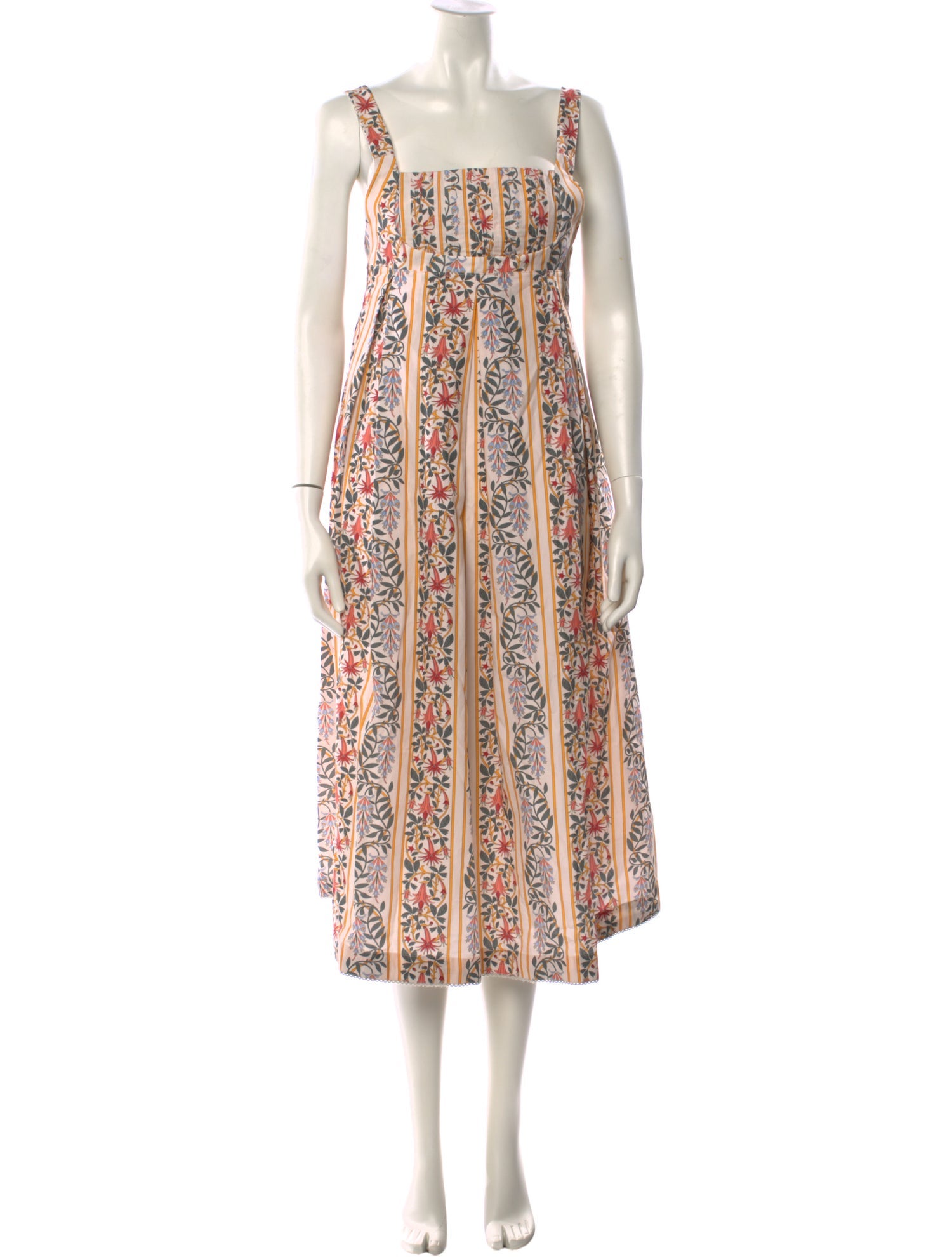 Agua Bendita Floral Print Long Dress