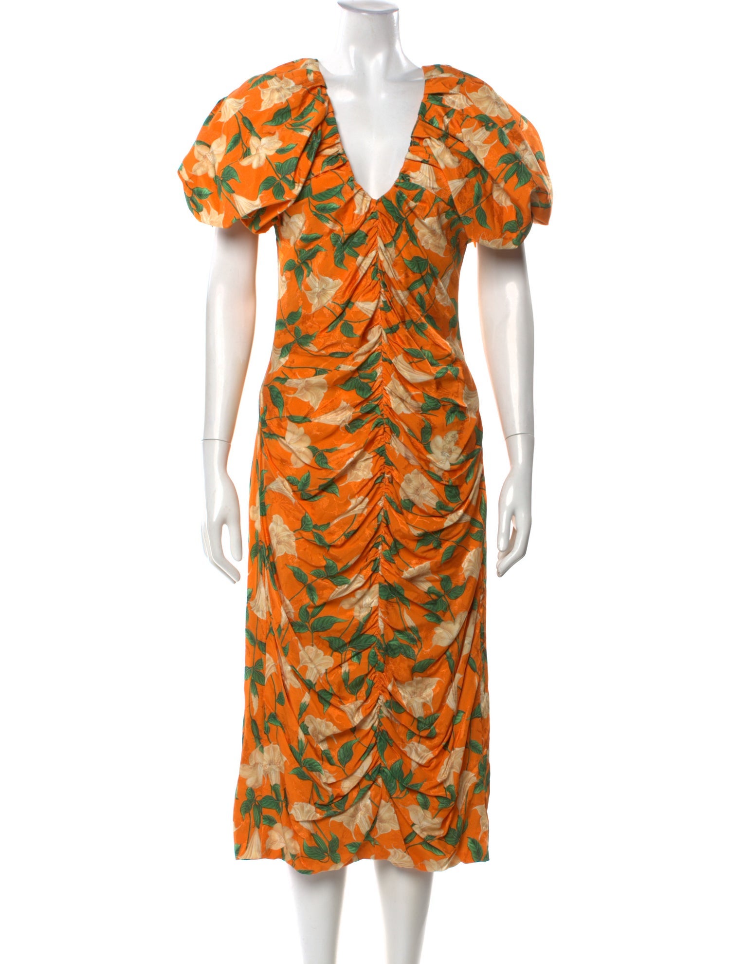 Agua Bendita Printed Long Dress