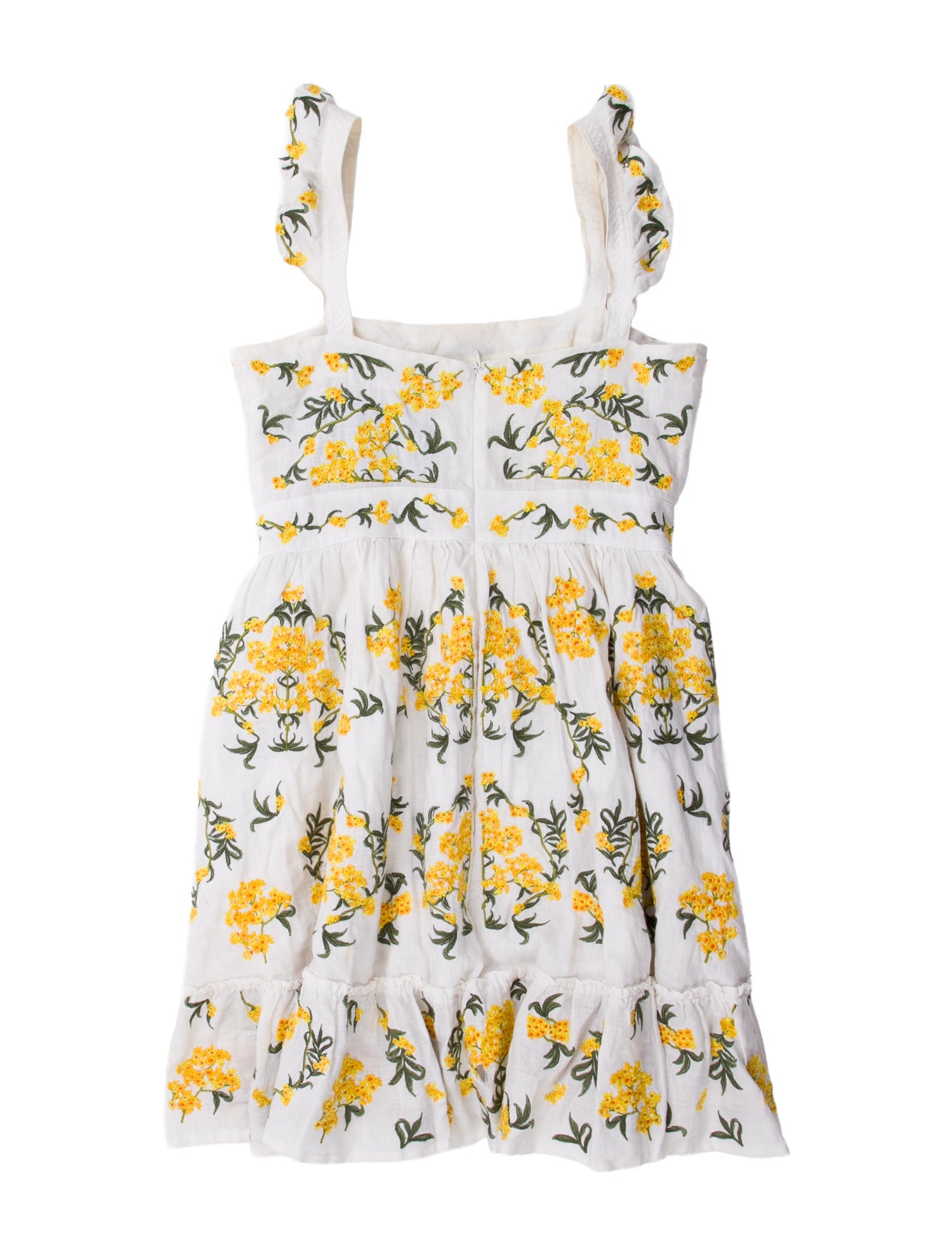 Agua Bendita Linen Mini Dress