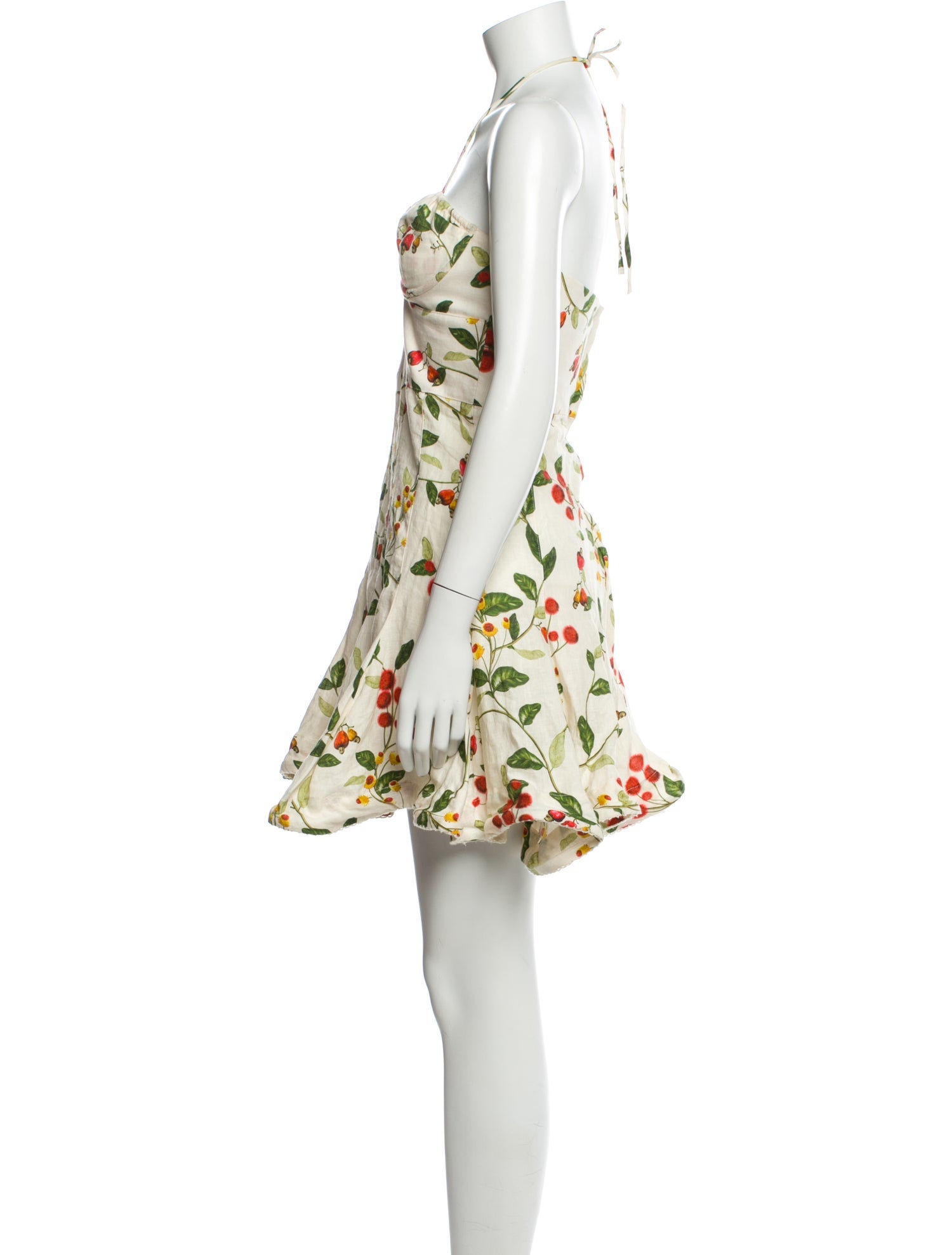 Agua Bendita Linen Mini Dress