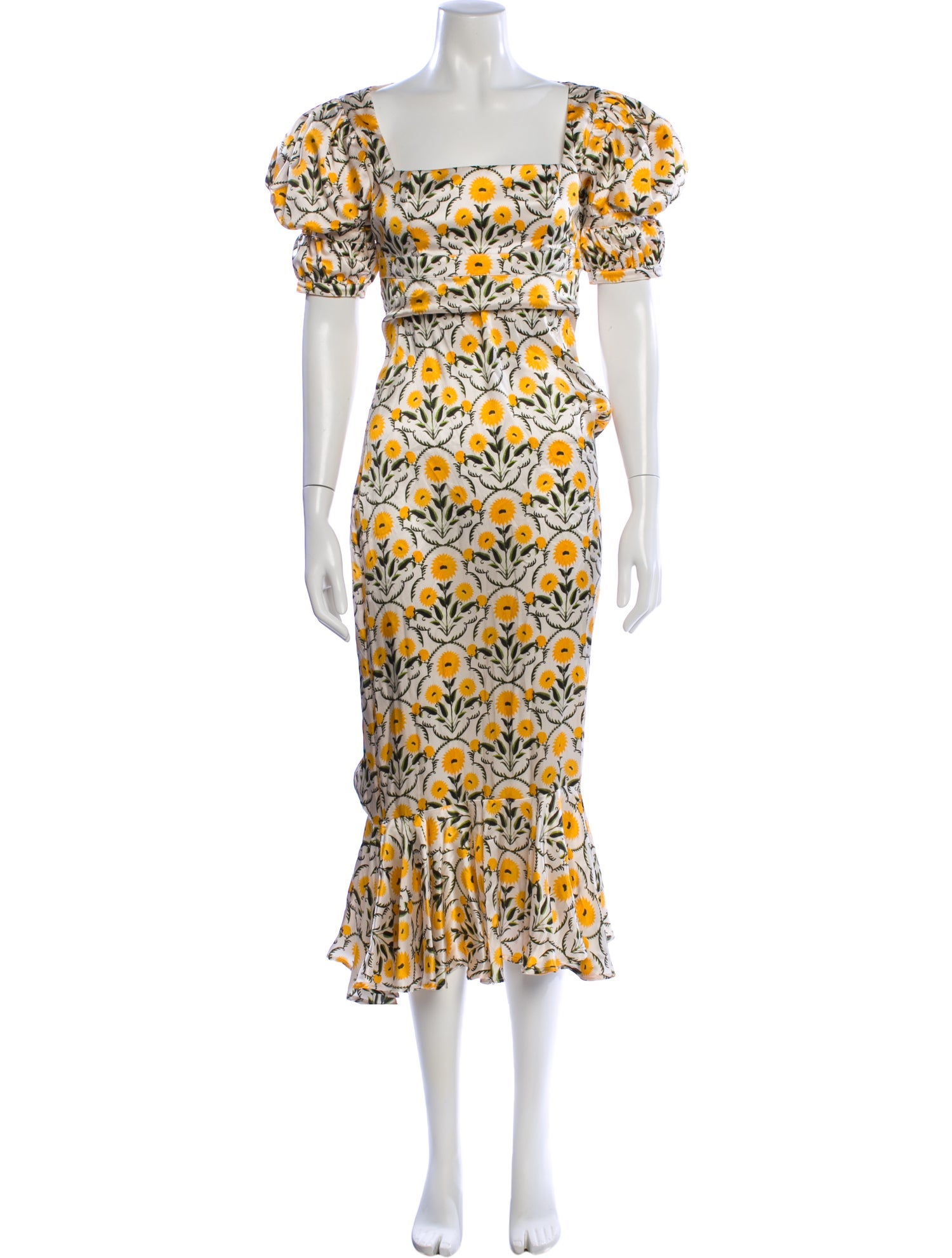 Agua Bendita Silk Long Dress