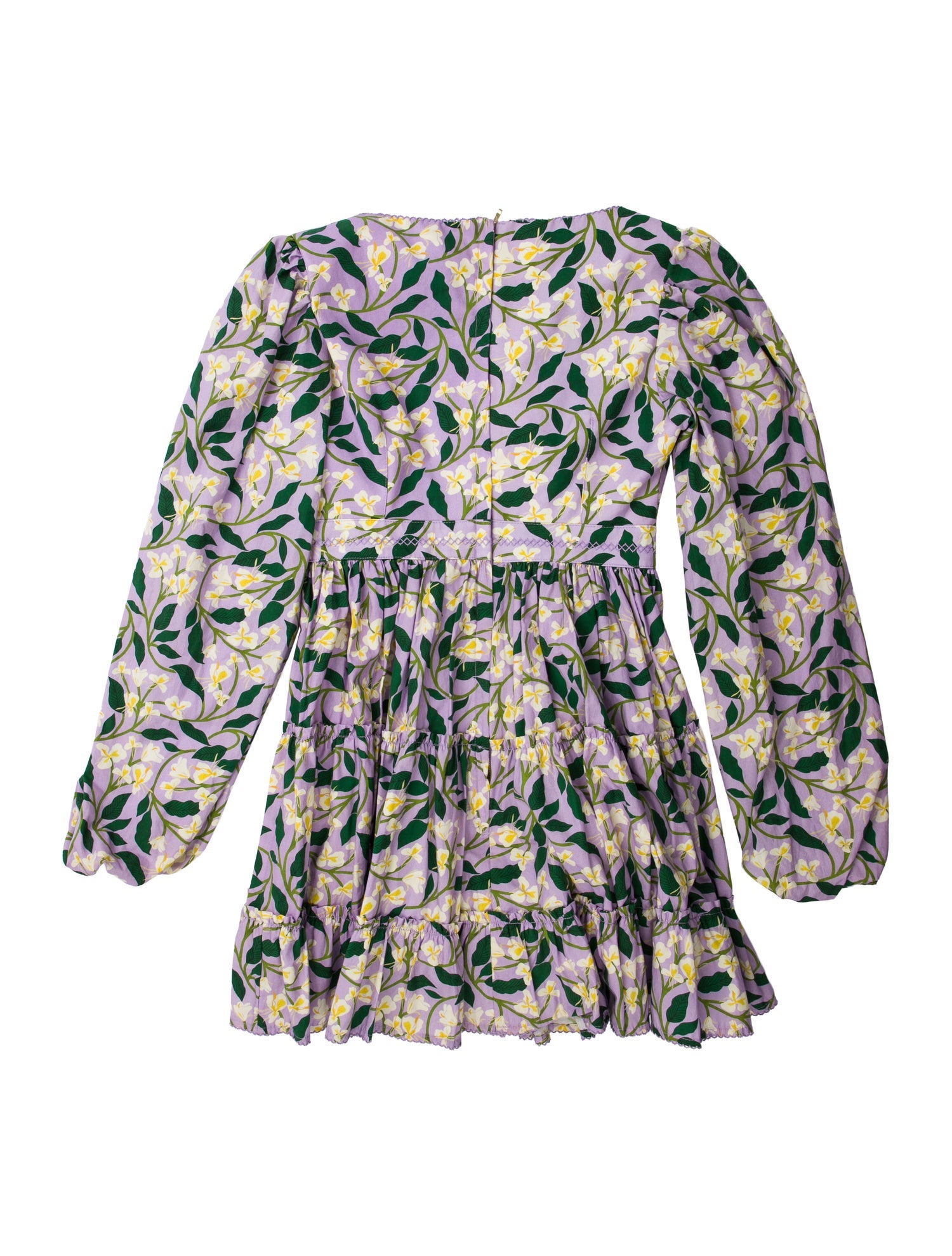 Agua Bendita Floral Print Mini Dress