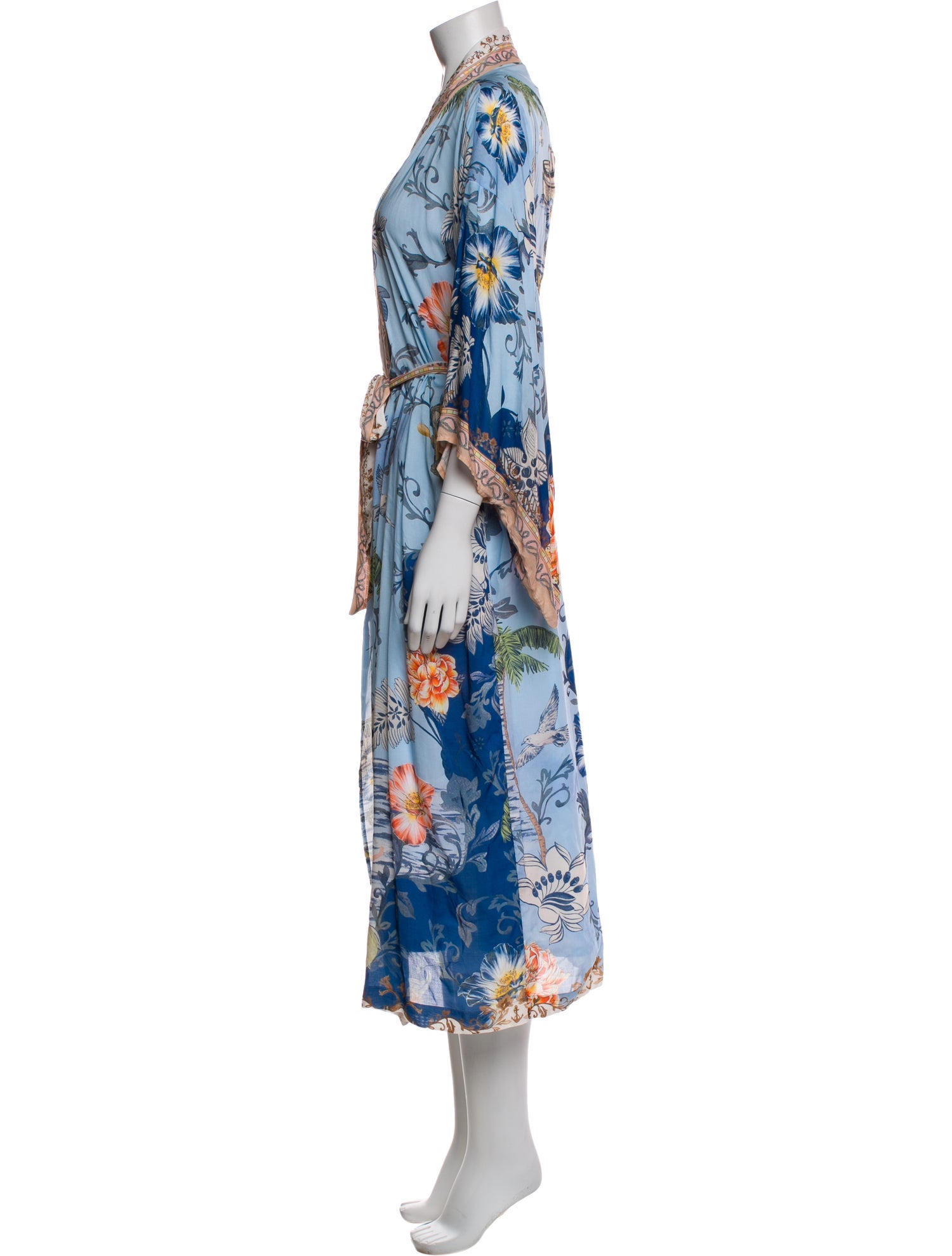 Agua Bendita Printed Robe w/ Tags