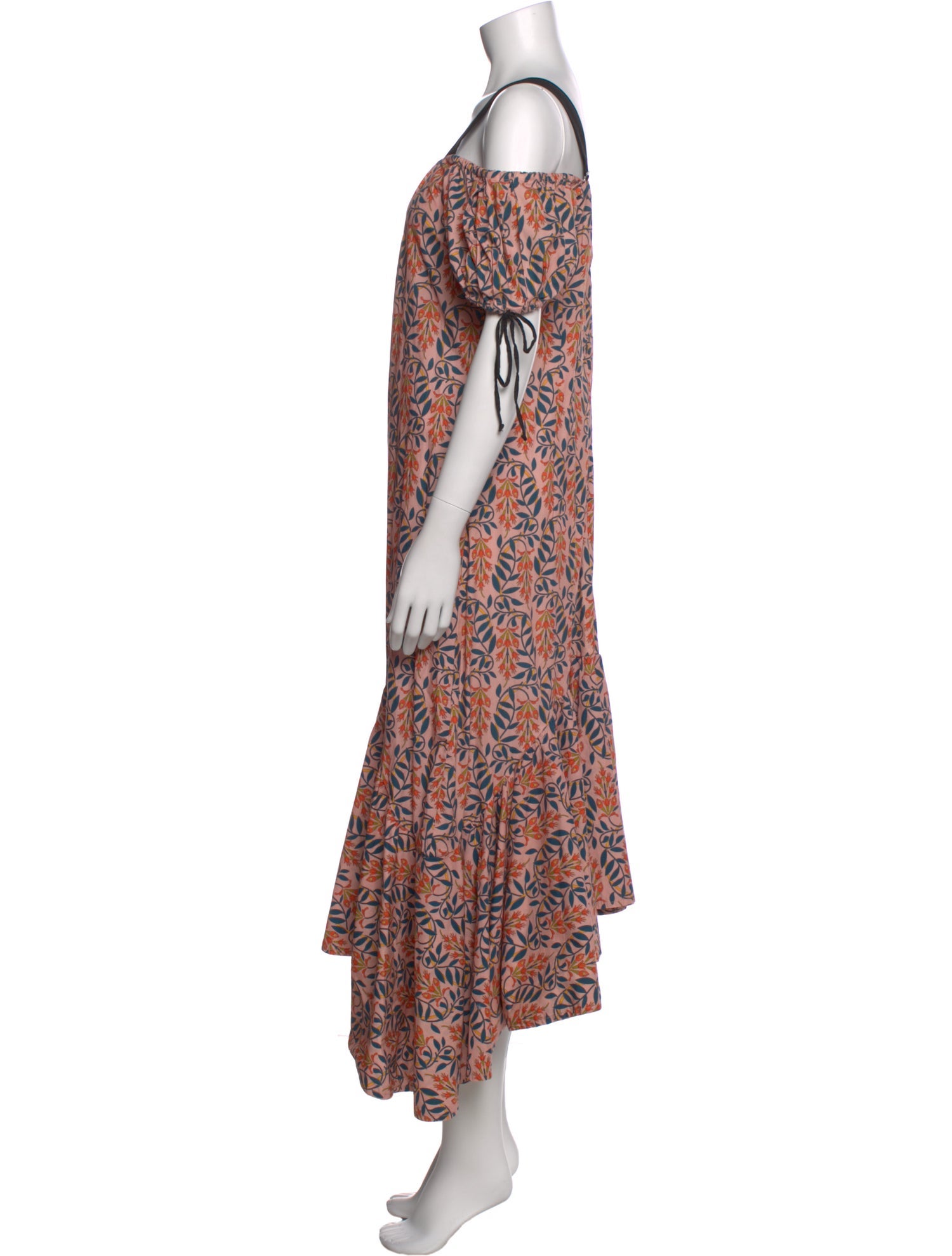 Agua Bendita Printed Long Dress