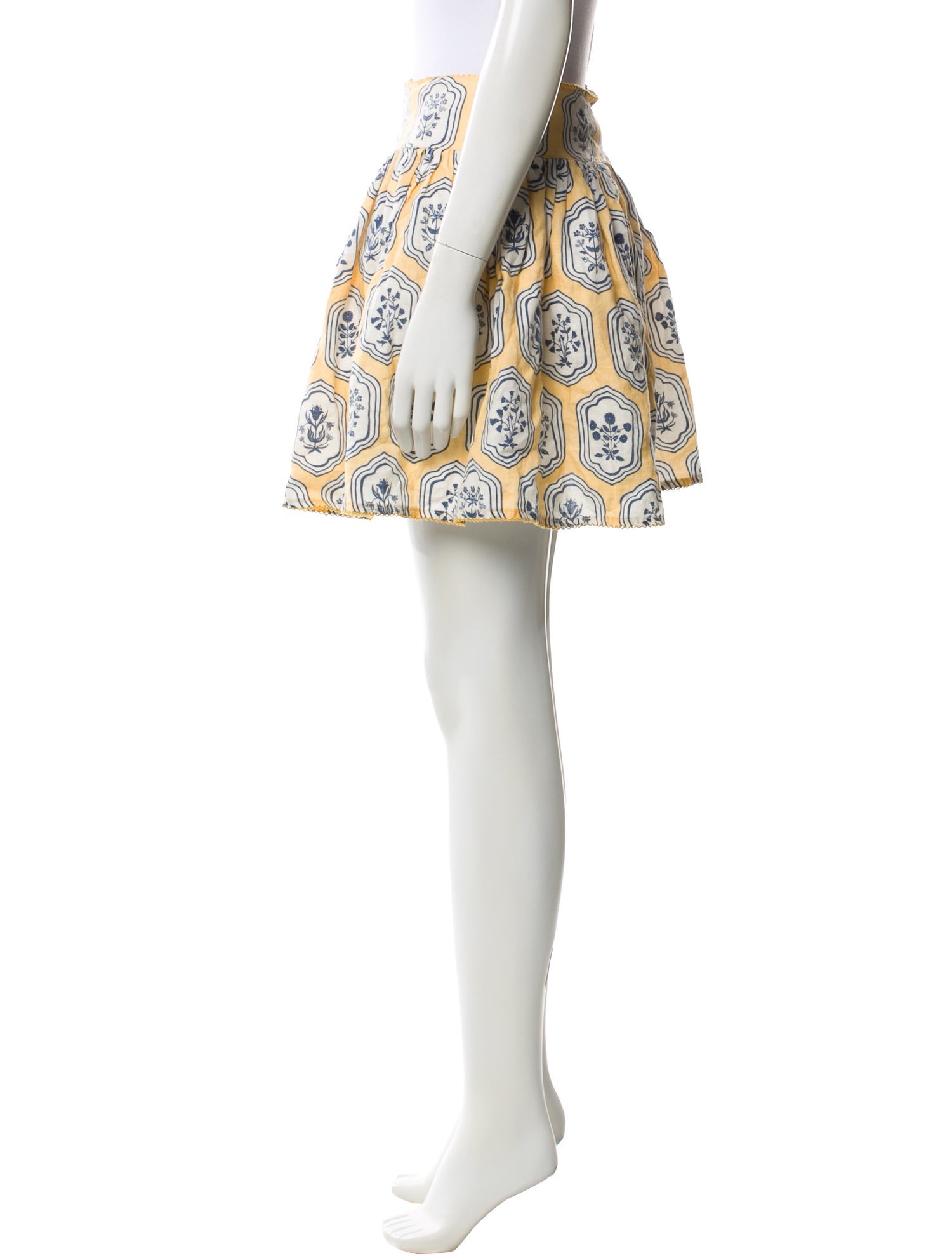 Agua Bendita Linen Mini Skirt