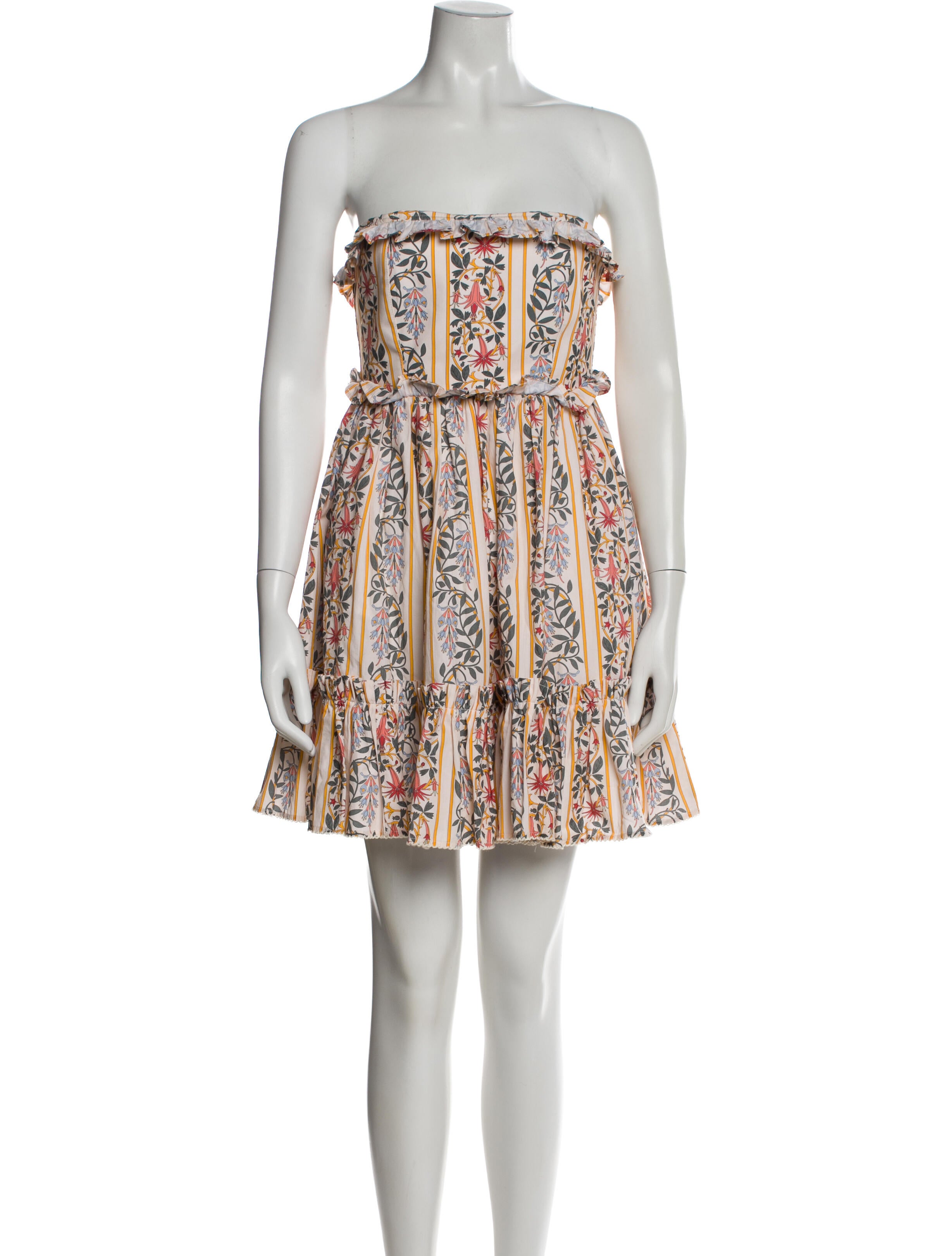 Agua Bendita Printed Mini Dress