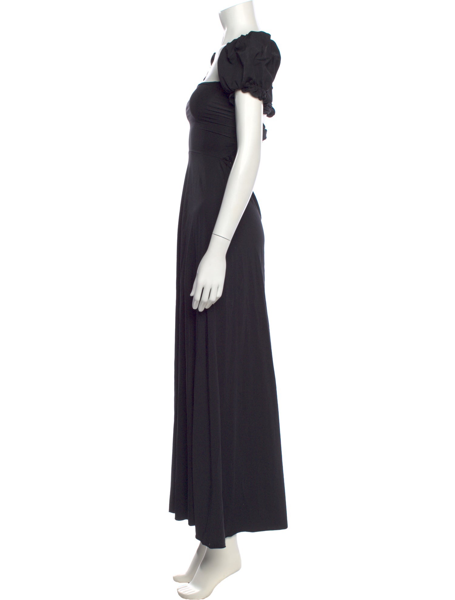 Agua Bendita Square Neckline Long Dress