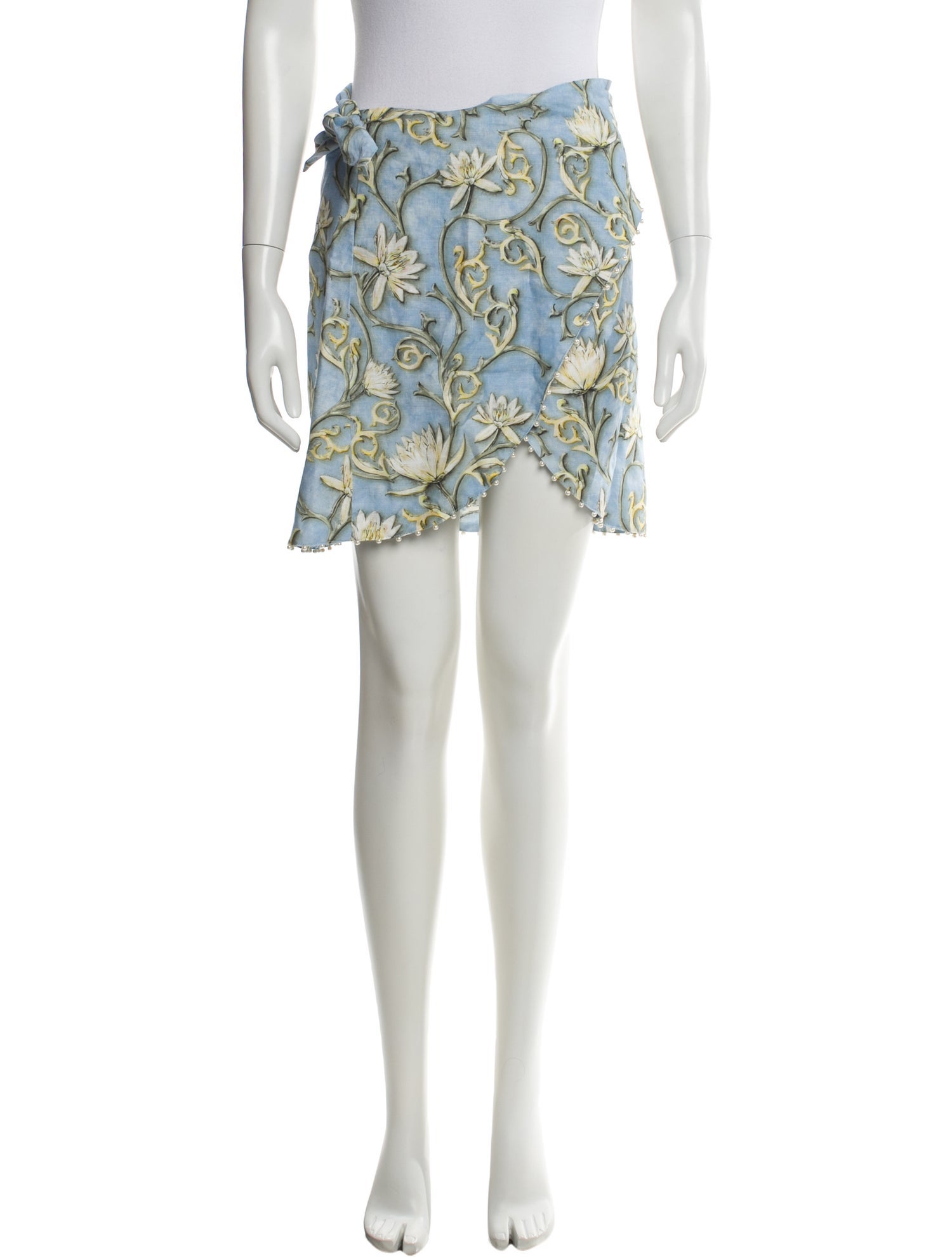 Agua Bendita Linen Mini Skirt w/ Tags