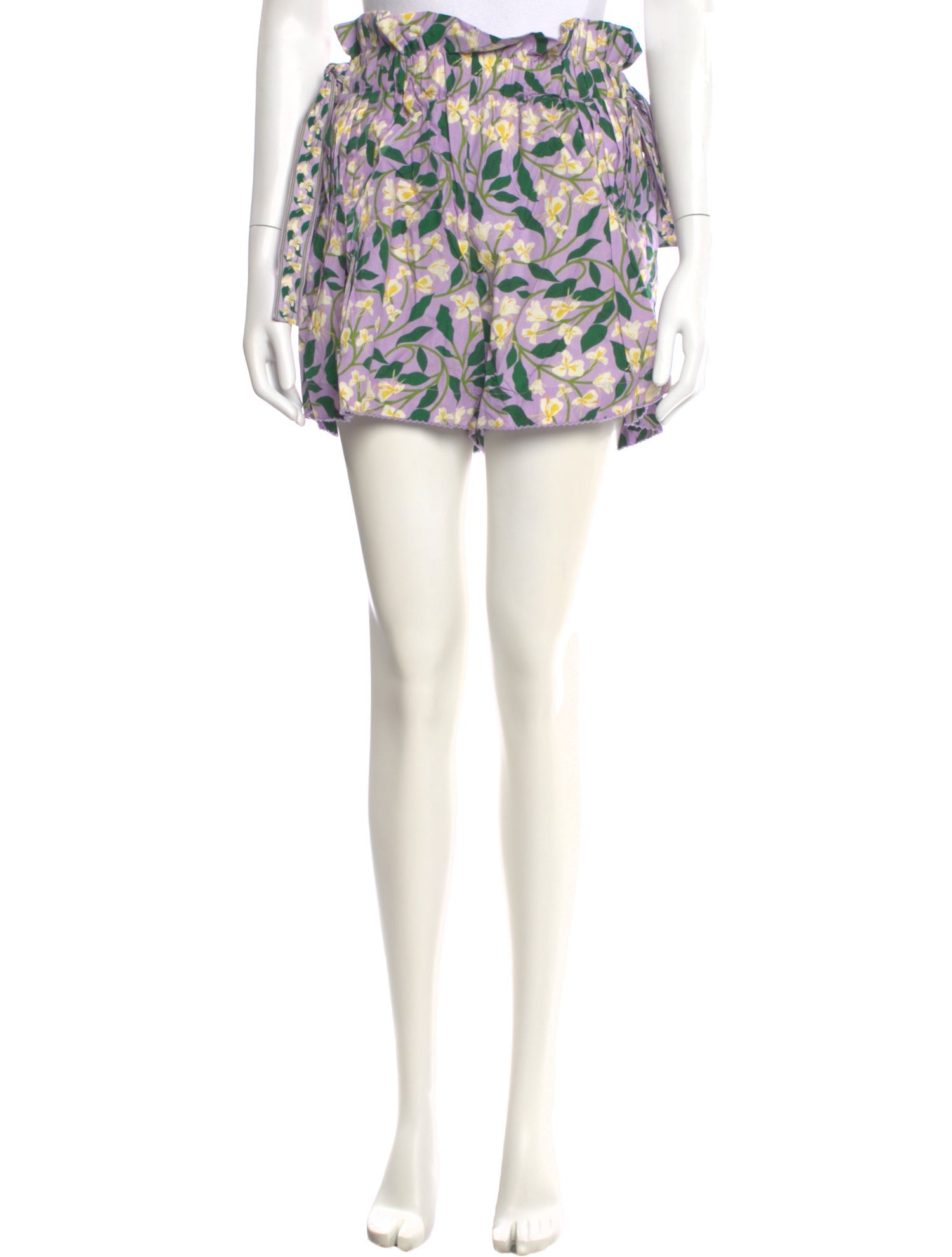 Agua Bendita Printed Mini Shorts