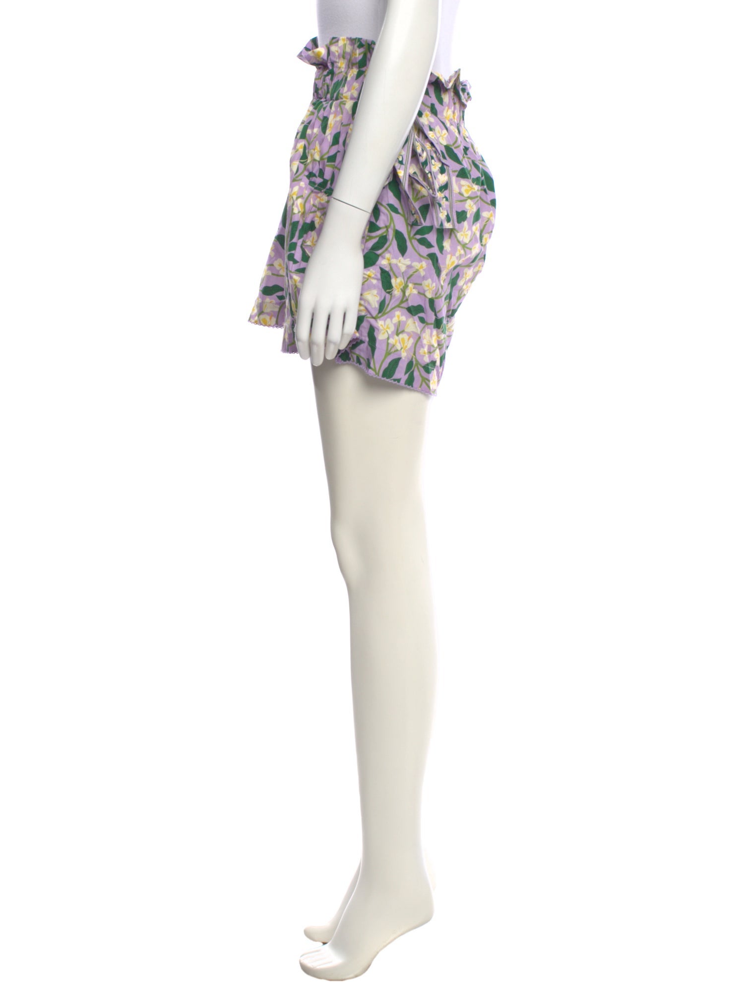 Agua Bendita Printed Mini Shorts