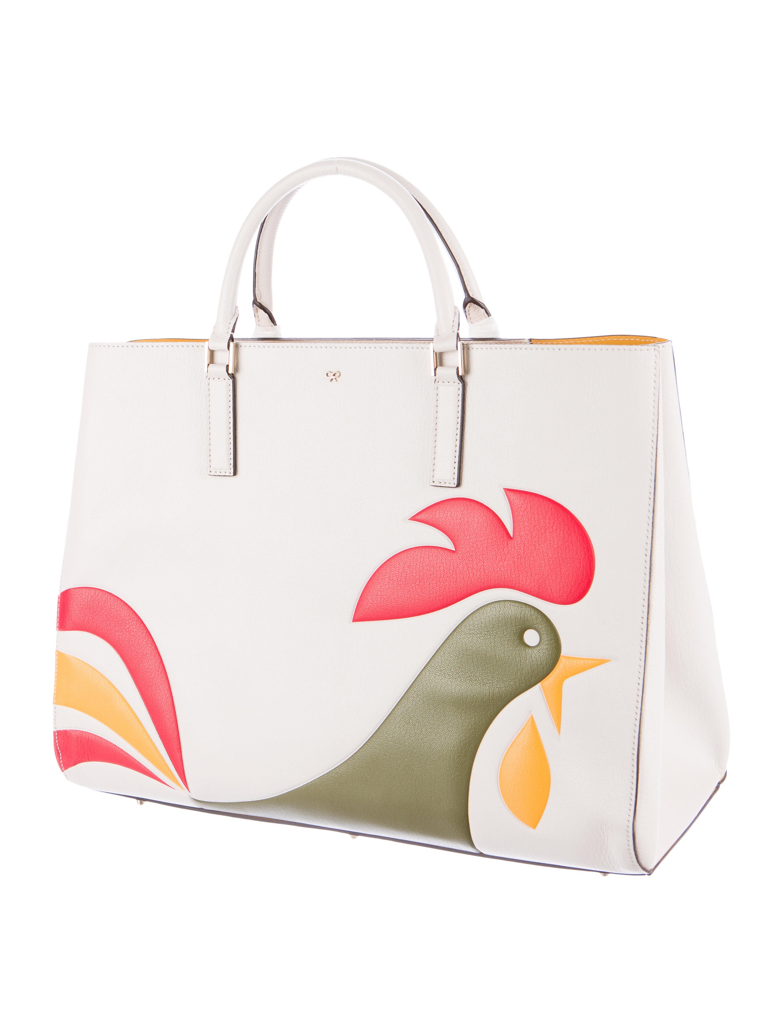 Anya Hindmarch Ebury Maxi Cornflakes Tote Handbags WAH22158 The