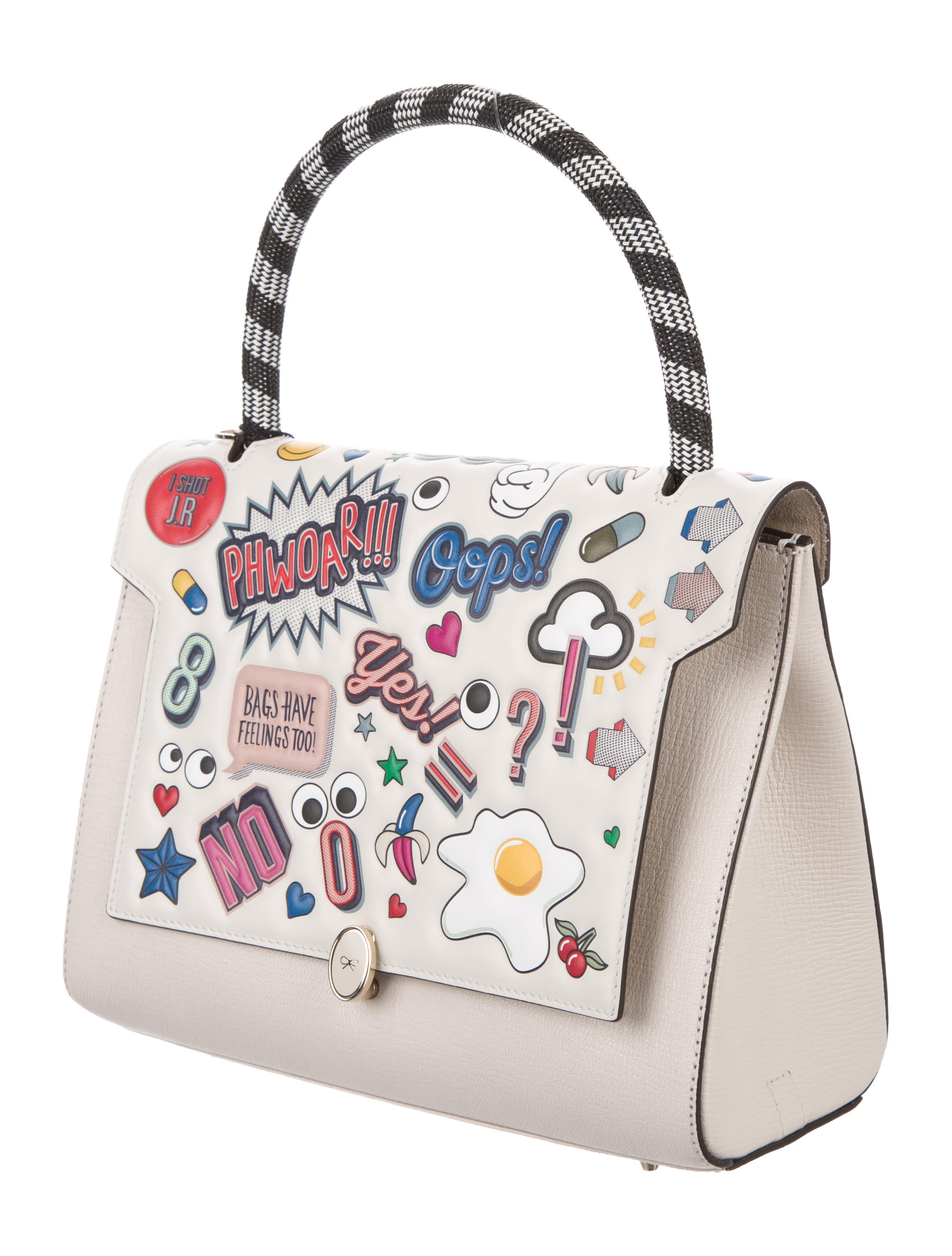 Anya Hindmarch Spring 2015 AllOver Stickers Bag w/ Tags Handbags