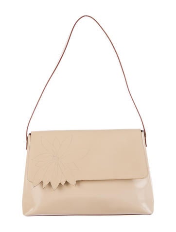 Anya Hindmarch Glazed Calfskin Flap Bag