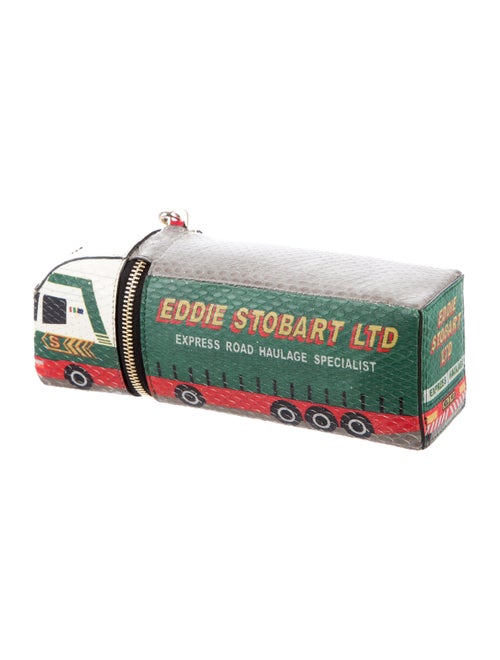 Anya Hindmarch Eddie Stobart Lorry Python Clutch