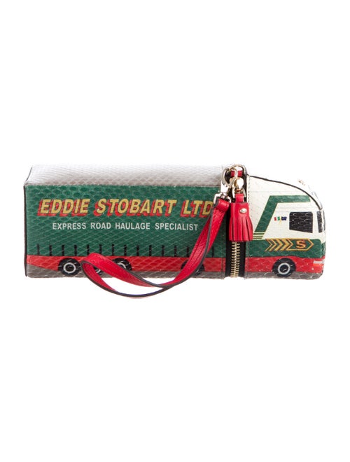 Anya Hindmarch Eddie Stobart Lorry Python Clutch