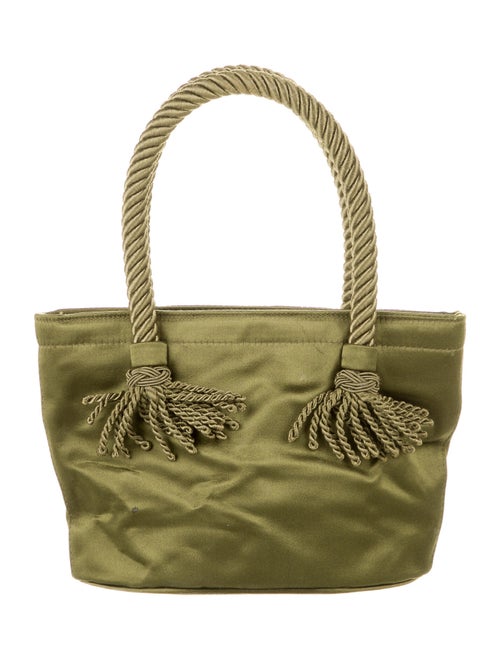 Anya Hindmarch Satin Handle Bag Green