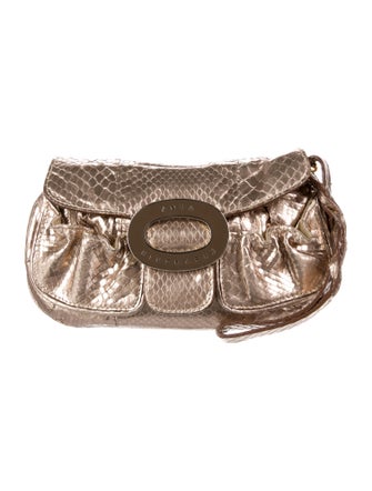 Anya Hindmarch Python Clutch