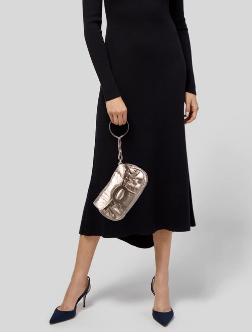 Anya Hindmarch Python Clutch