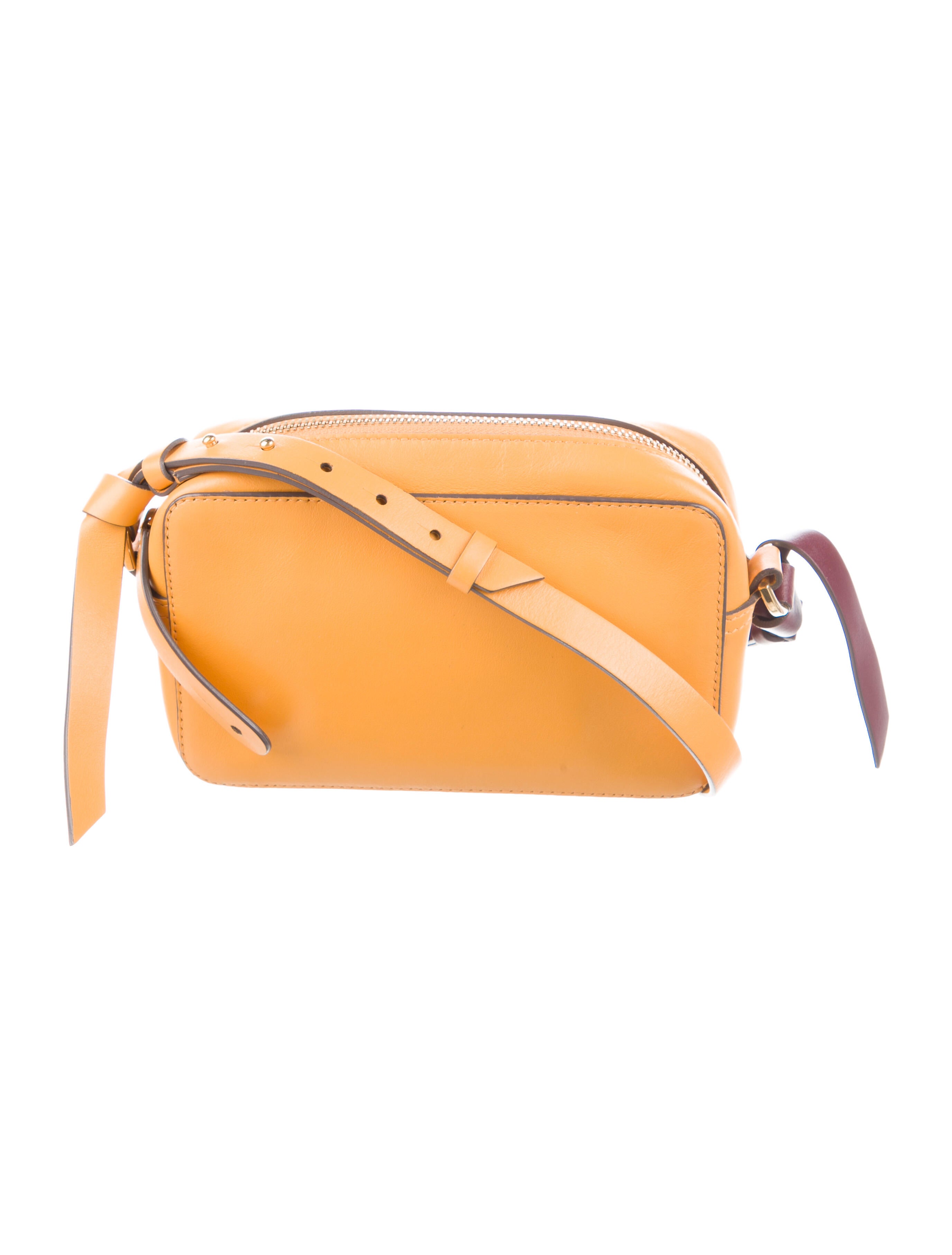 Anya Hindmarch Leather Crossbody Bag Yellow Crossbody Bags, Handbags