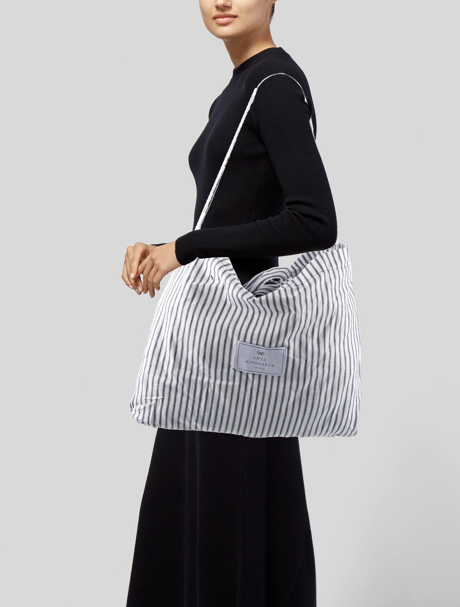 Anya Hindmarch Monogram Canvas Tote Brown Totes, Handbags WAH25879 The RealReal