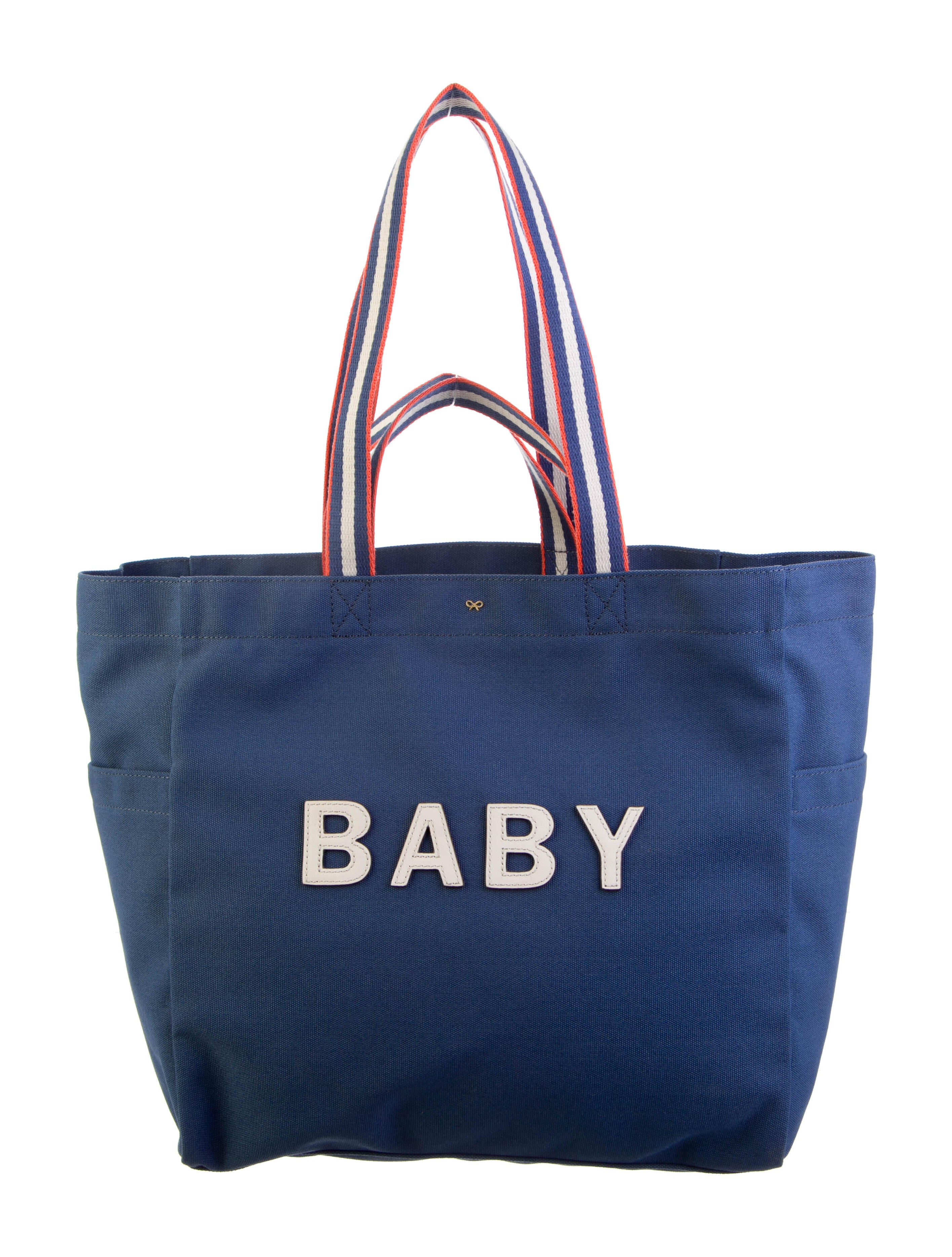 Anya Hindmarch Canvas Tote Bag w/ Tags Blue Totes, Handbags WAH35305 The RealReal
