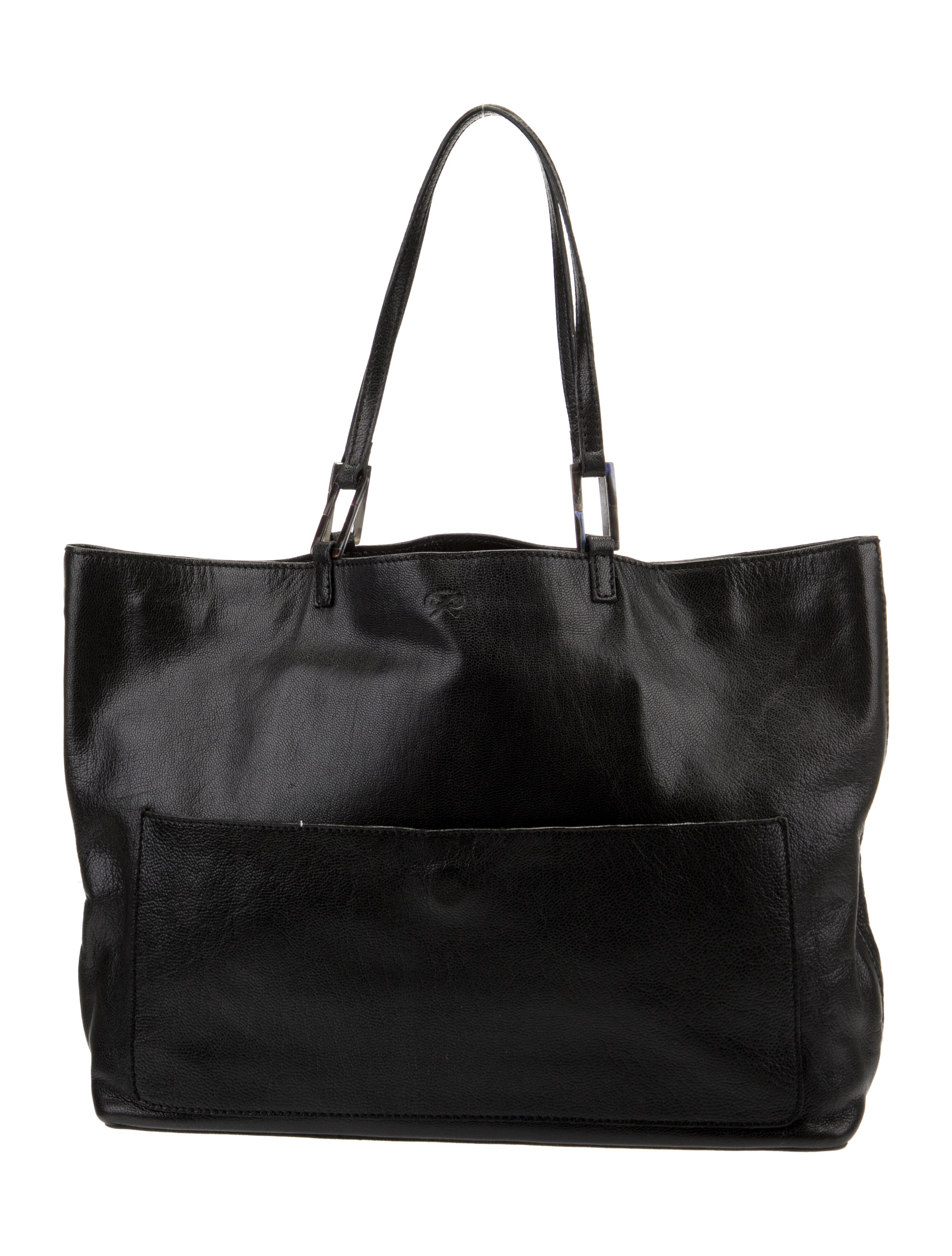 Anya Hindmarch Leather Tote Bag Black Totes, Handbags WAH35982 The RealReal