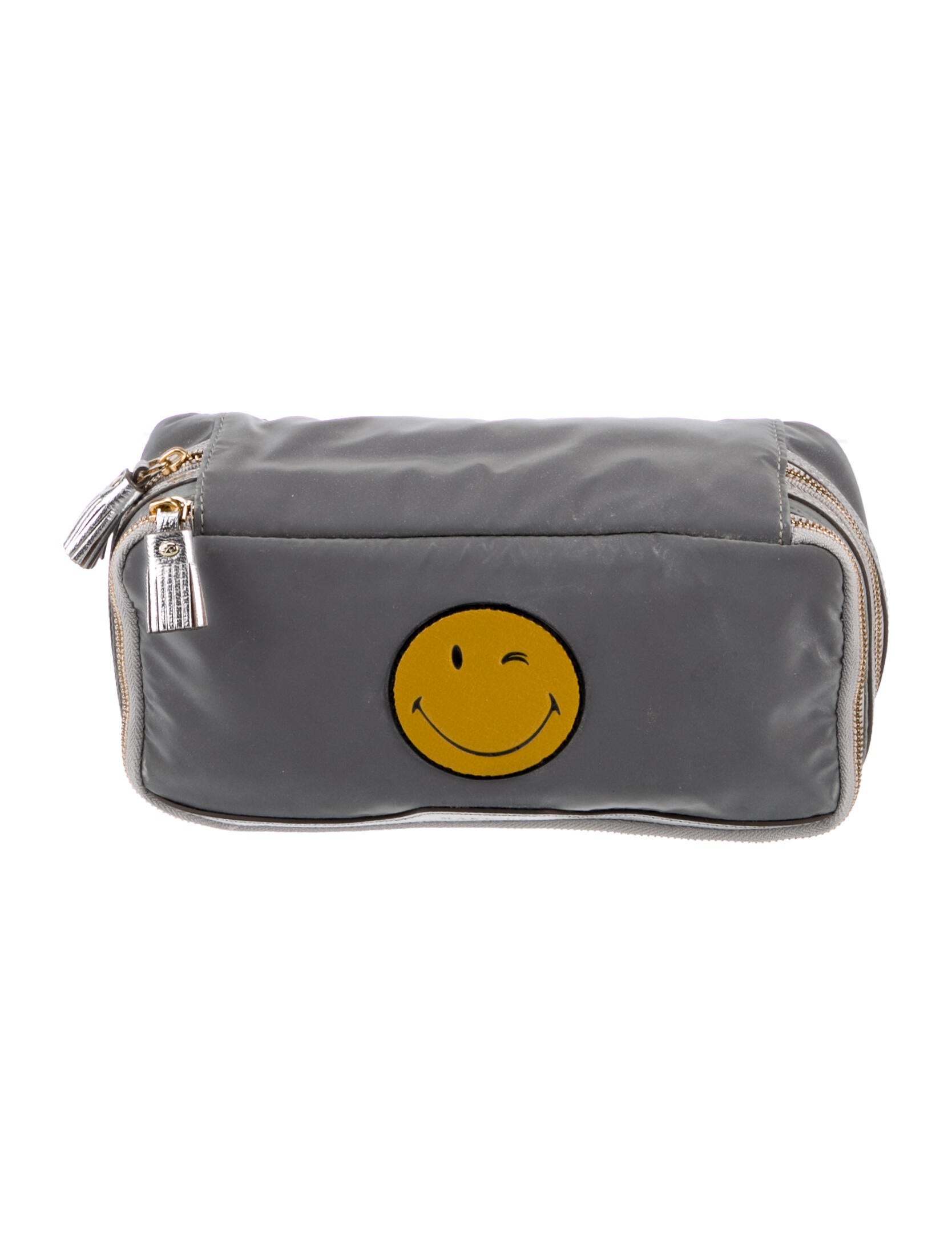 Anya Hindmarch Nylon Toiletry Bag Grey Toiletry Bags, Bags WAH36346