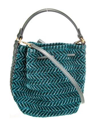 Anya Hindmarch Velvet Shoulder Bag
