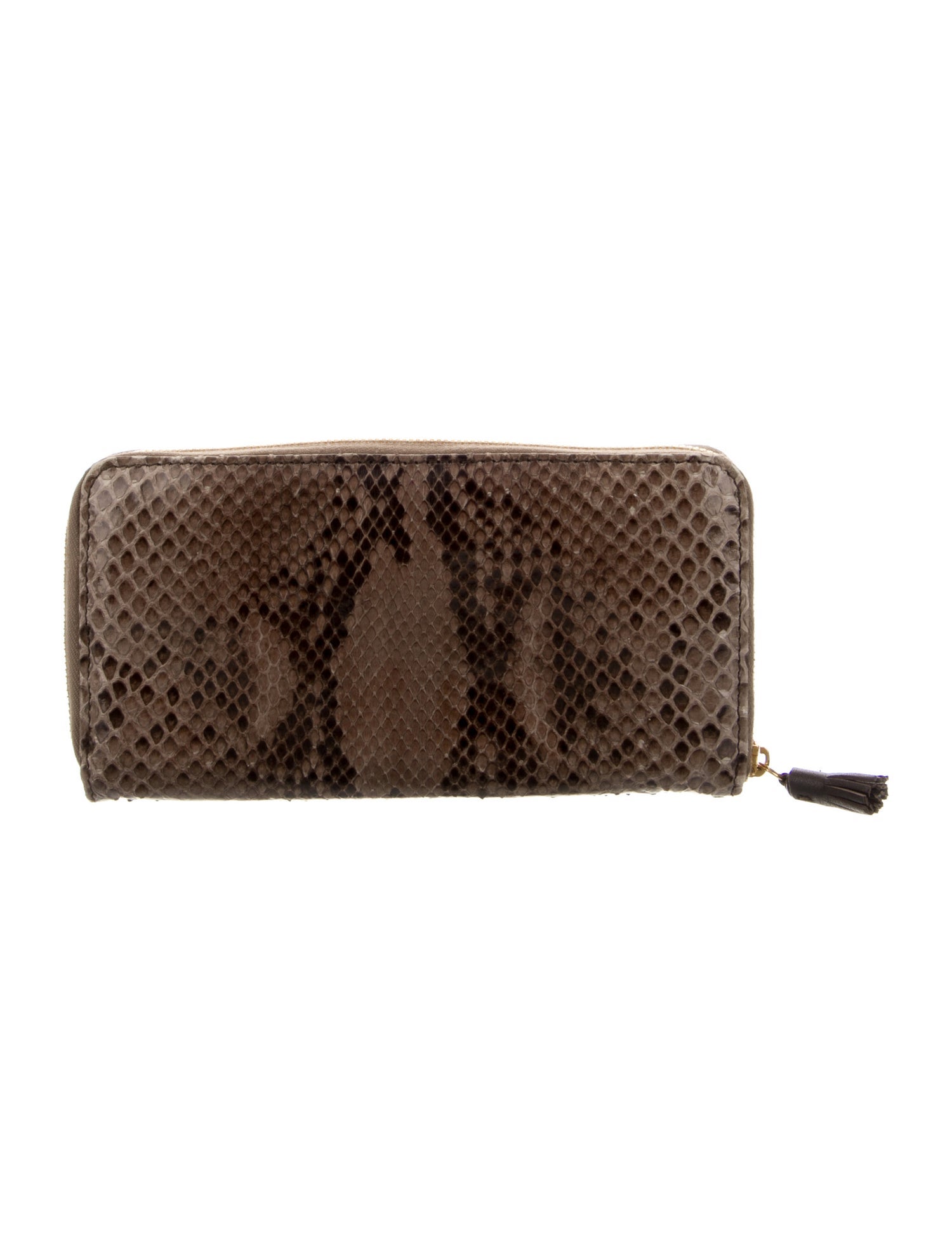 Anya Hindmarch Leather Animal Print Continental Wallet